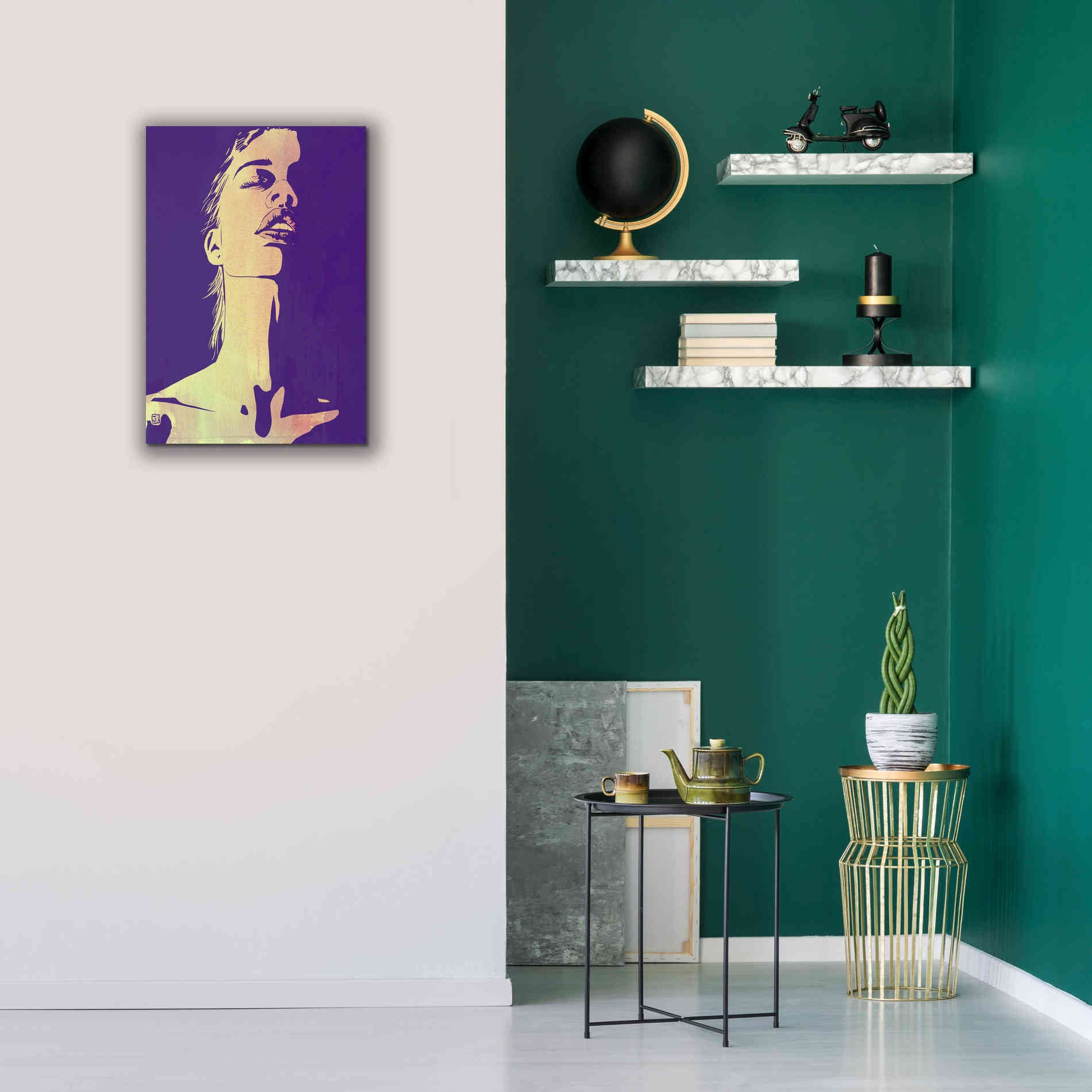 'Neck' by Giuseppe Cristiano, Canvas Wall Art,18 x 26