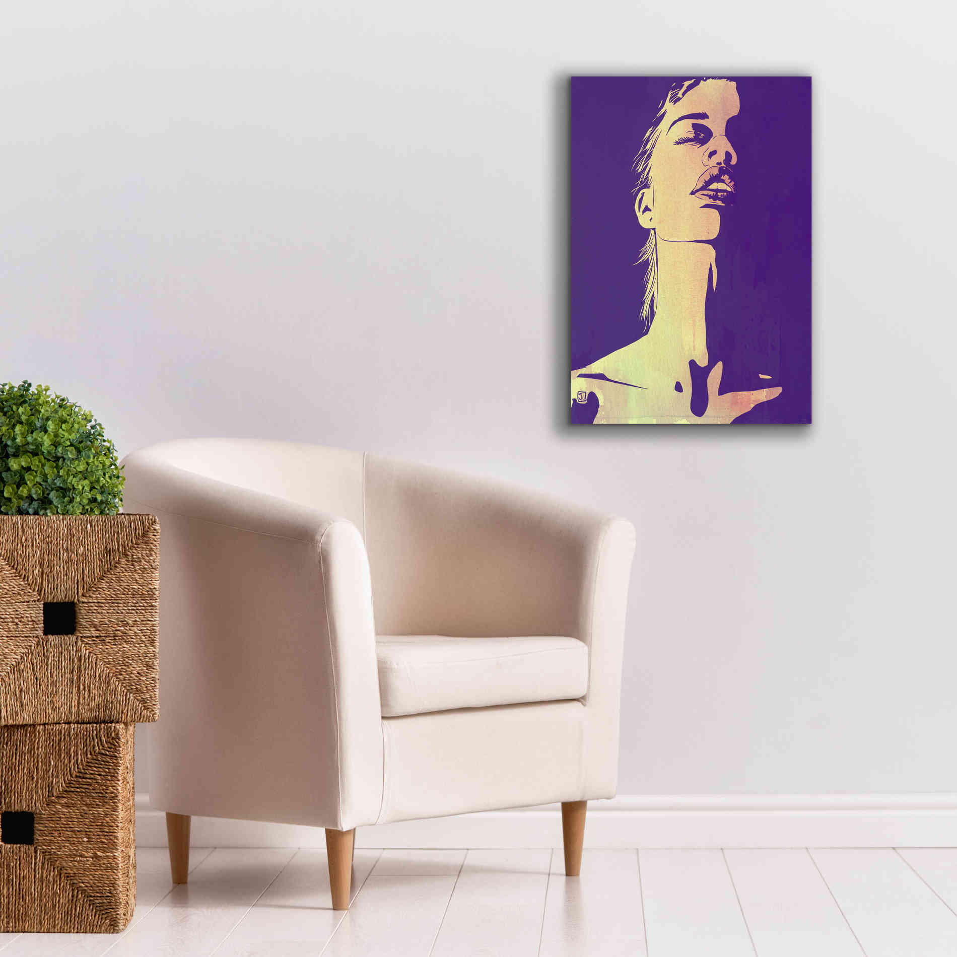 'Neck' by Giuseppe Cristiano, Canvas Wall Art,18 x 26