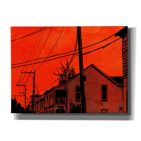 Image of 'Red Sky 01' by Giuseppe Cristiano, Canvas Wall Art