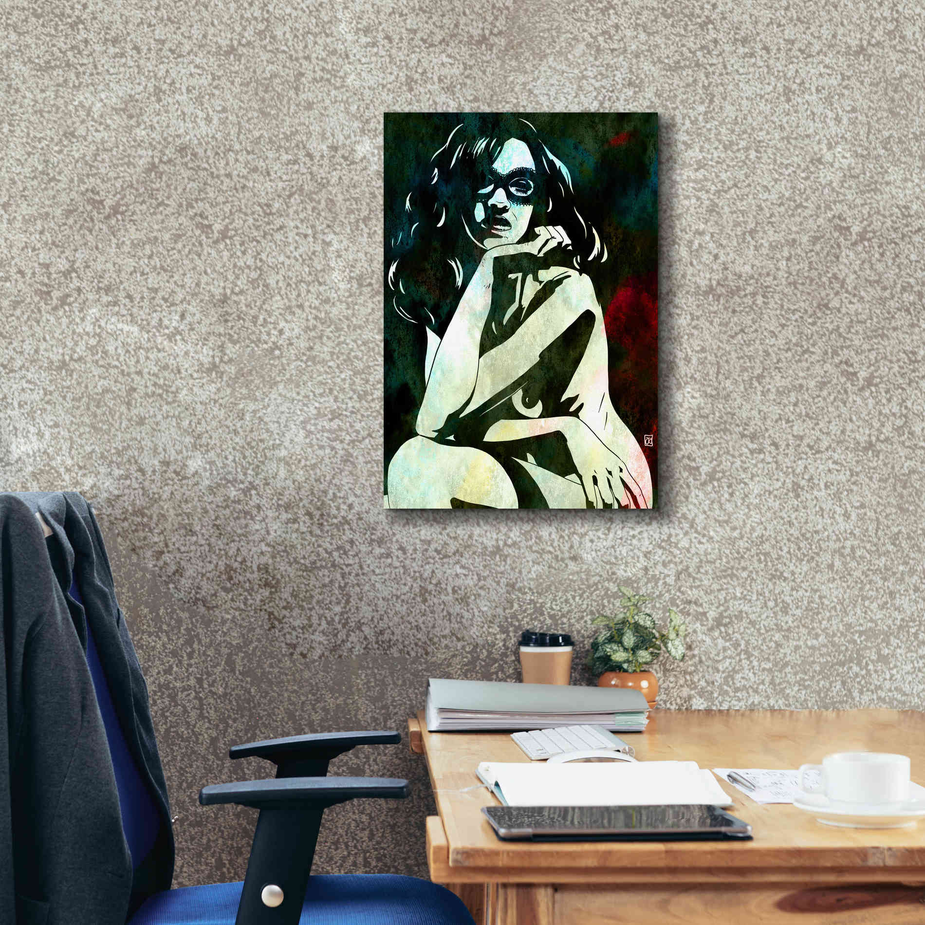 'Relaxed' by Giuseppe Cristiano, Canvas Wall Art,18 x 26