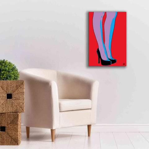 Image of 'Shoes IX' by Giuseppe Cristiano, Canvas Wall Art,18 x 26