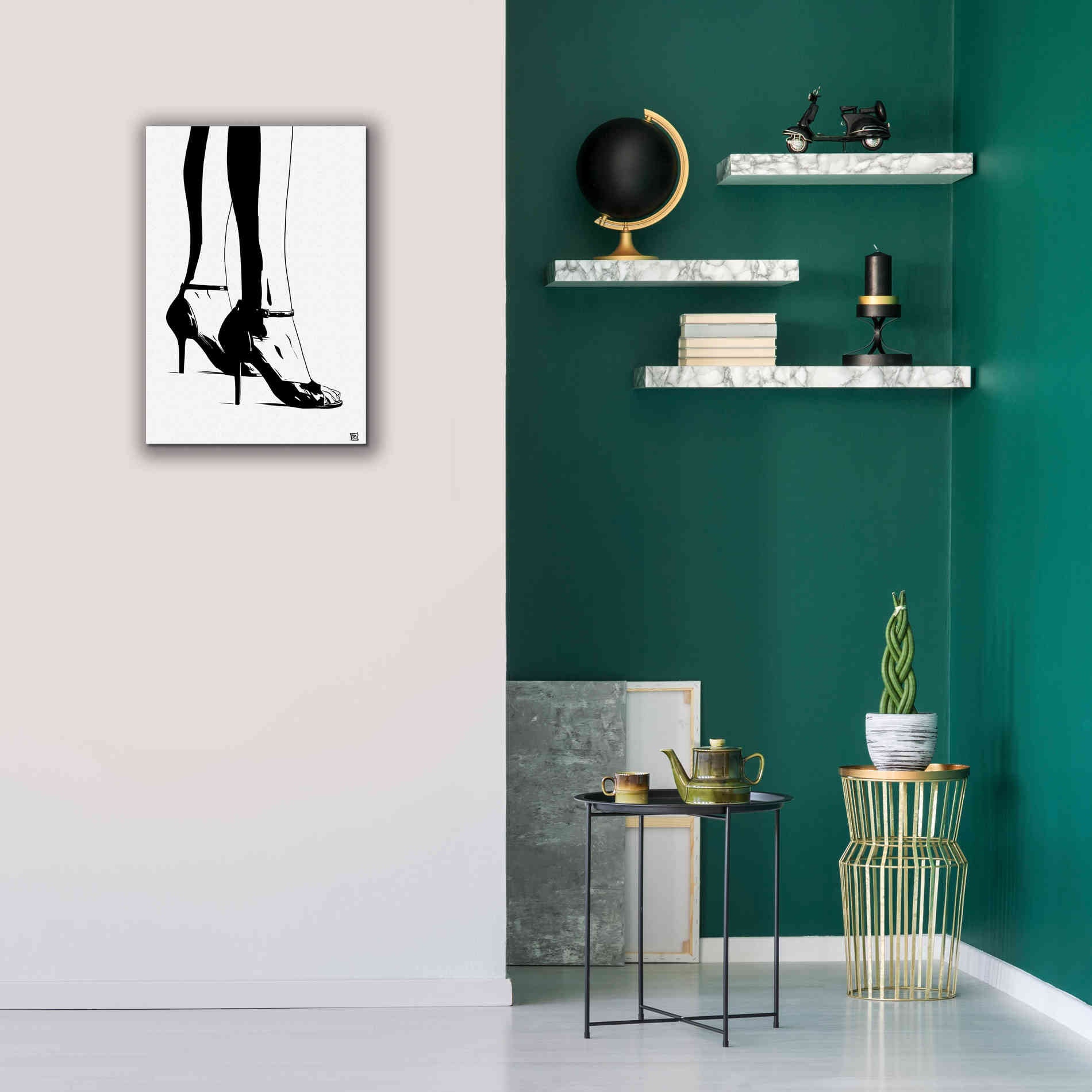 'Shoes X' by Giuseppe Cristiano, Canvas Wall Art,18 x 26