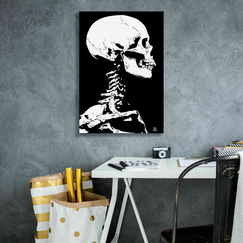 Image of 'Skeleton' by Giuseppe Cristiano, Canvas Wall Art,18 x 26