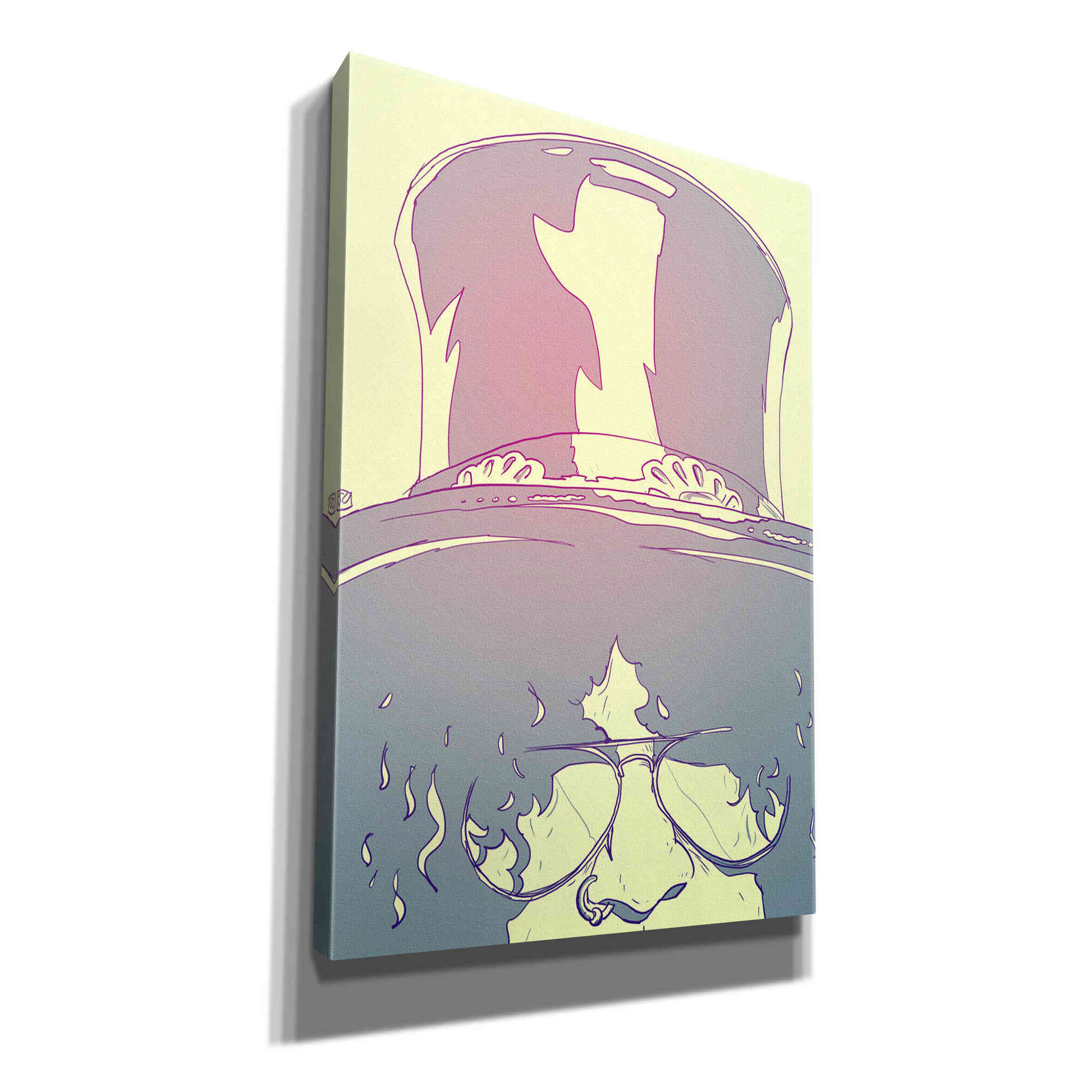 'Slash' by Giuseppe Cristiano, Canvas Wall Art