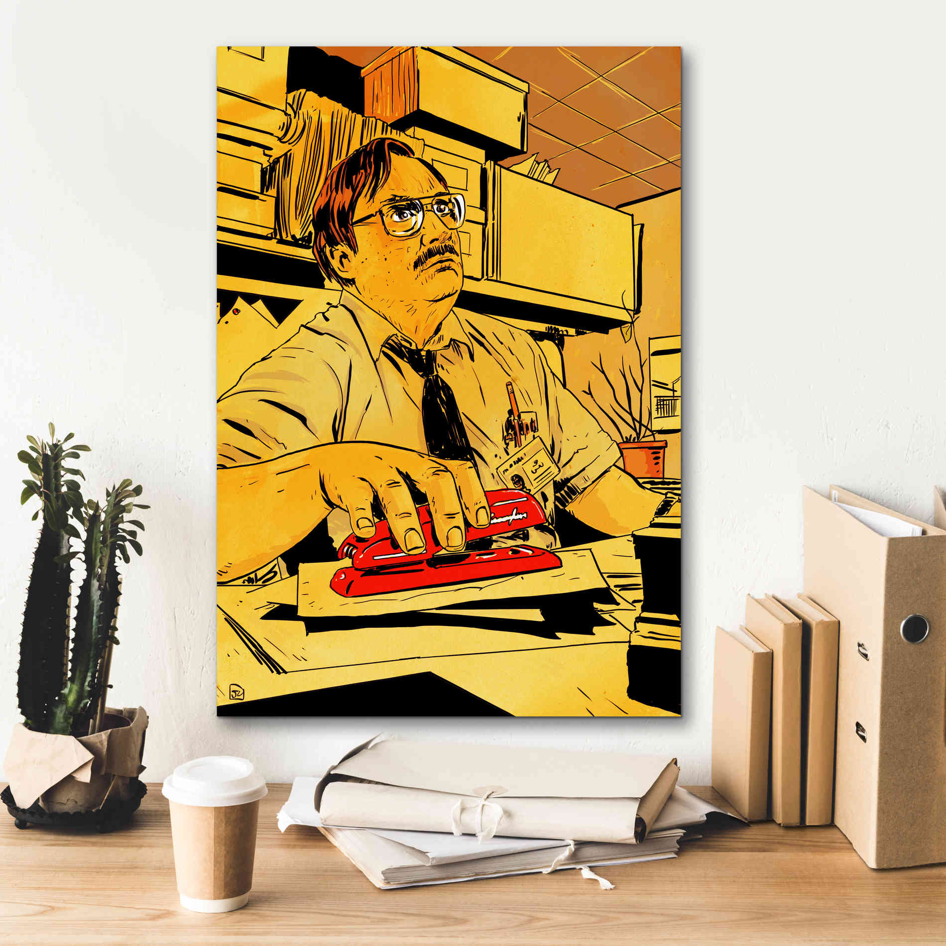 'Stapler' by Giuseppe Cristiano, Canvas Wall Art,18 x 26