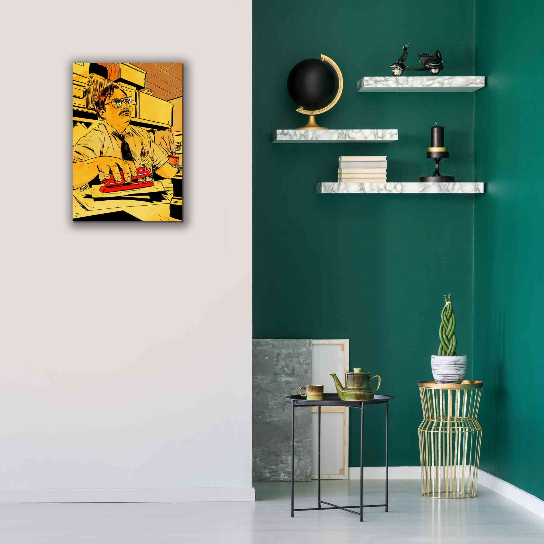 'Stapler' by Giuseppe Cristiano, Canvas Wall Art,18 x 26