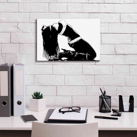 Image of 'Striking a Pose II' by Giuseppe Cristiano, Canvas Wall Art,18 x 12
