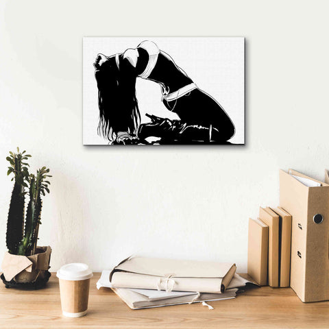 Image of 'Striking a Pose II' by Giuseppe Cristiano, Canvas Wall Art,18 x 12