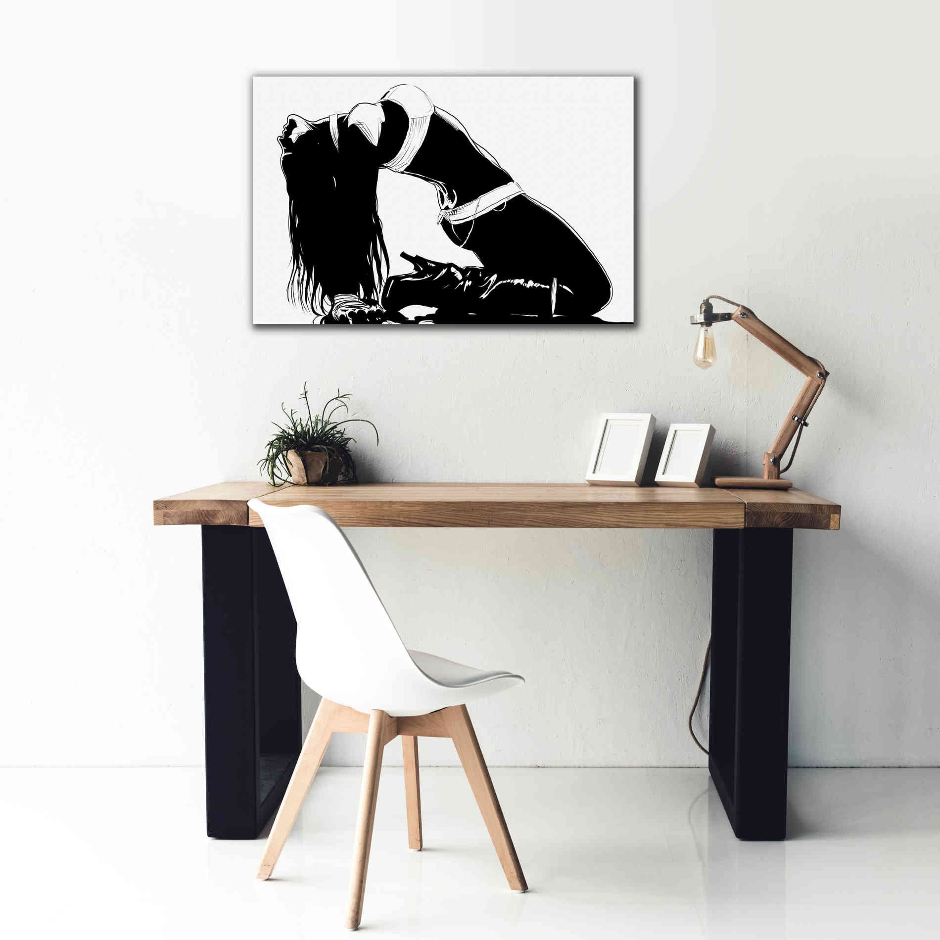 'Striking a Pose II' by Giuseppe Cristiano, Canvas Wall Art,40 x 26