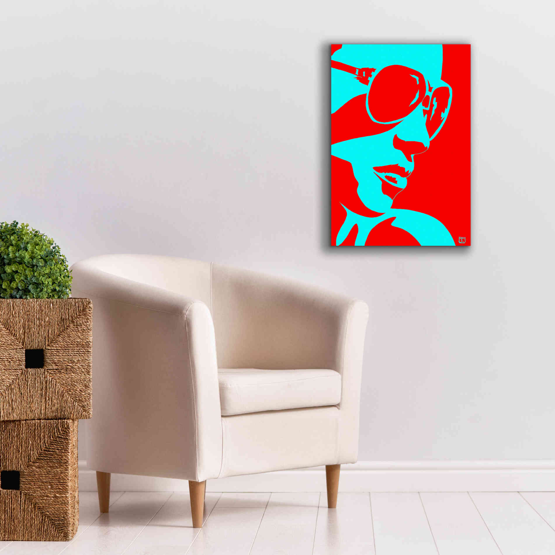 'Sunglasses' by Giuseppe Cristiano, Canvas Wall Art,18 x 26