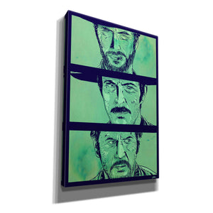'The Good the Bad and the Ugly' by Giuseppe Cristiano, Canvas Wall Art