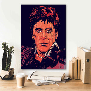 'Tony Montana' by Giuseppe Cristiano, Canvas Wall Art,18 x 26