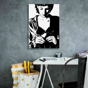 'Unbutton' by Giuseppe Cristiano, Canvas Wall Art,18 x 26