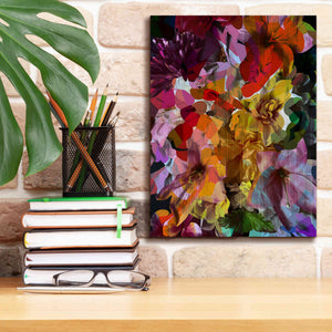 'Abstract Floral' by Shandra Smith, Canvas Wall Art,12 x 16