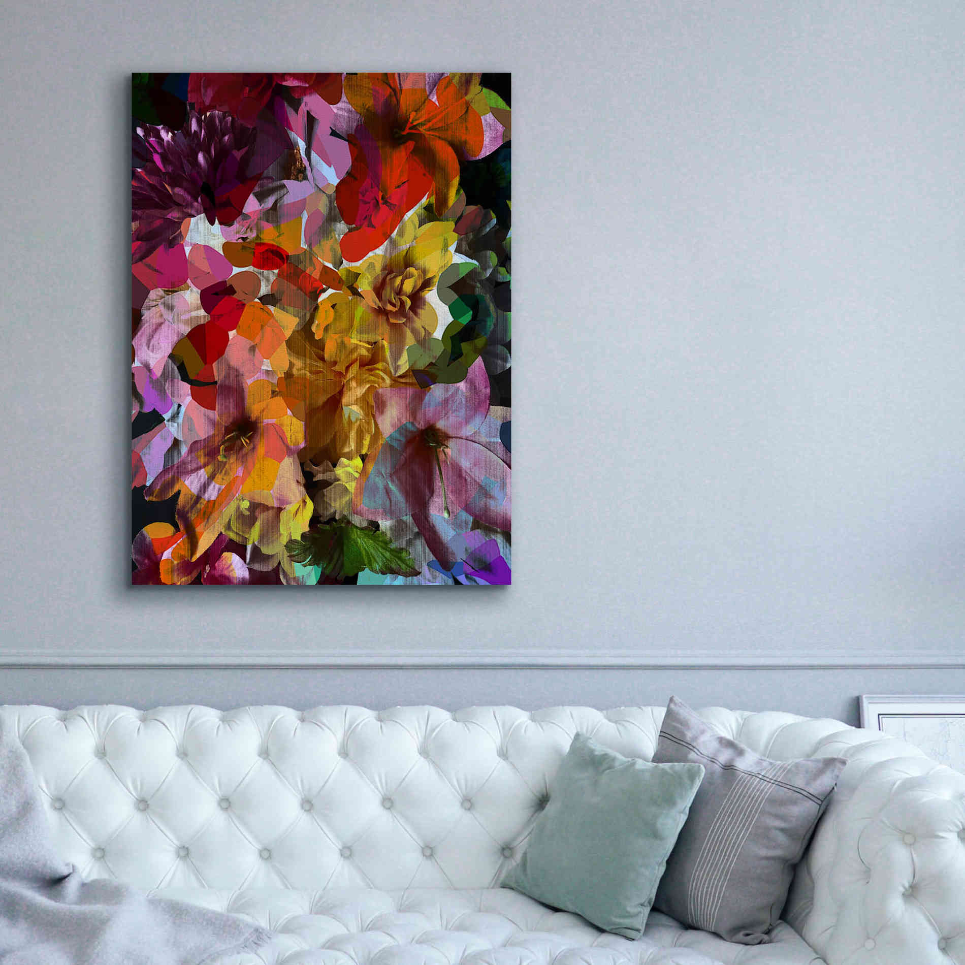 'Abstract Floral' by Shandra Smith, Canvas Wall Art,40 x 54