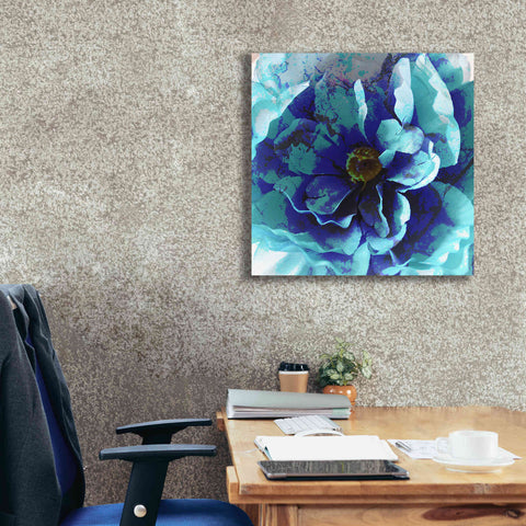 Image of 'Blue Flower' by Shandra Smith, Canvas Wall Art,26 x 26