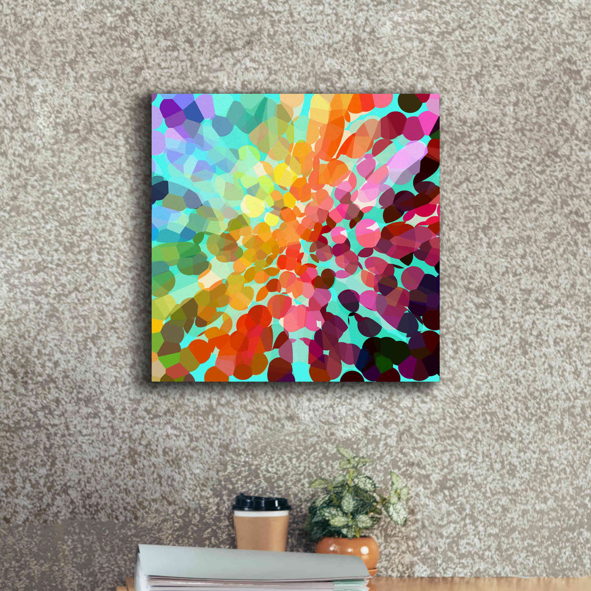 'Connect' by Shandra Smith, Canvas Wall Art,18 x 18