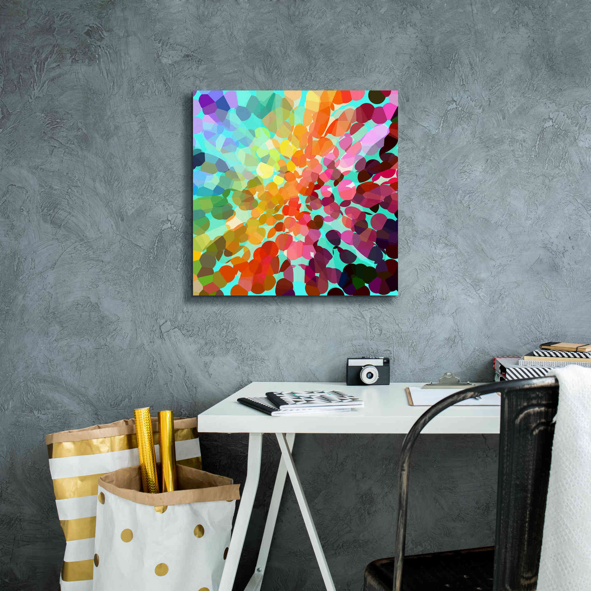 'Connect' by Shandra Smith, Canvas Wall Art,18 x 18