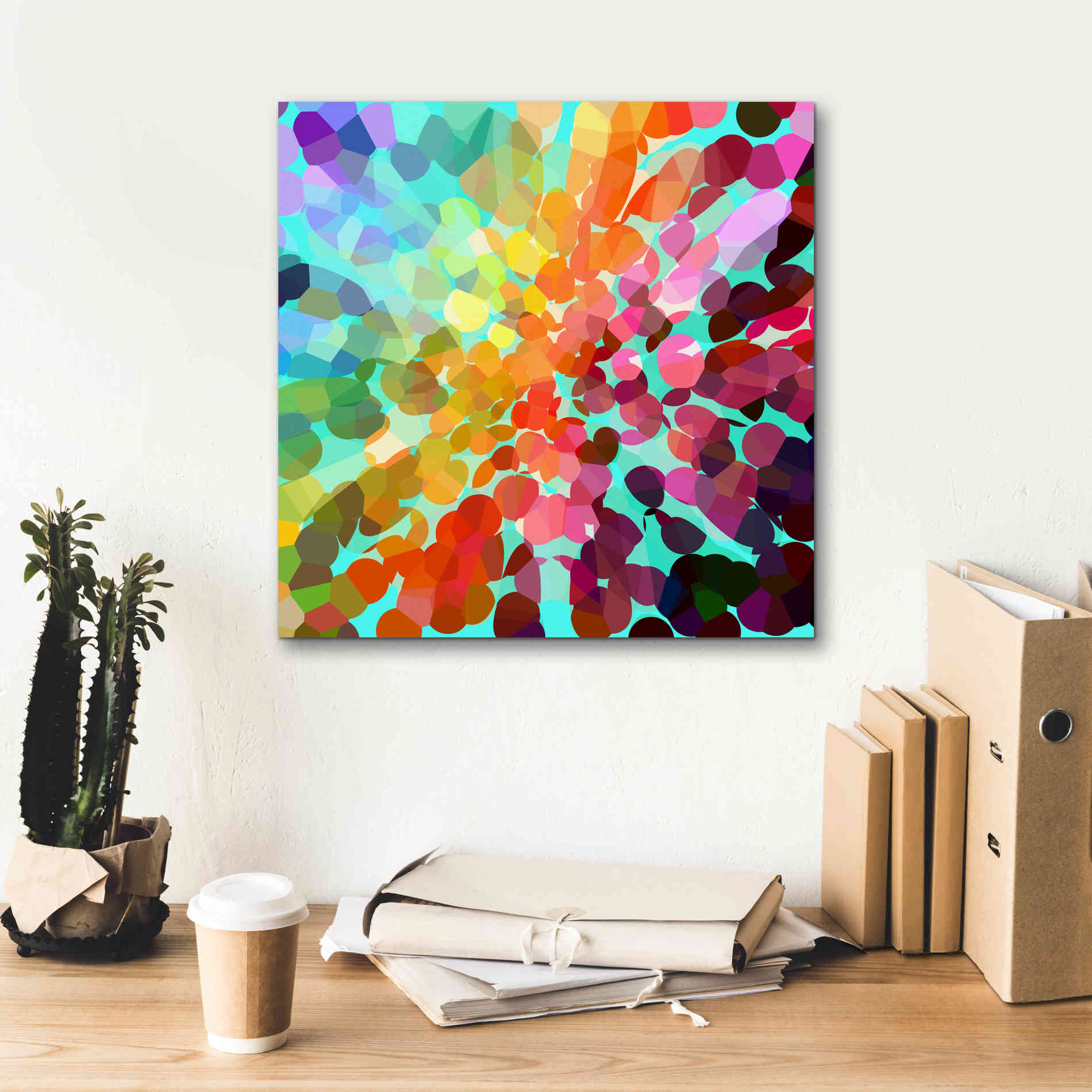 'Connect' by Shandra Smith, Canvas Wall Art,18 x 18