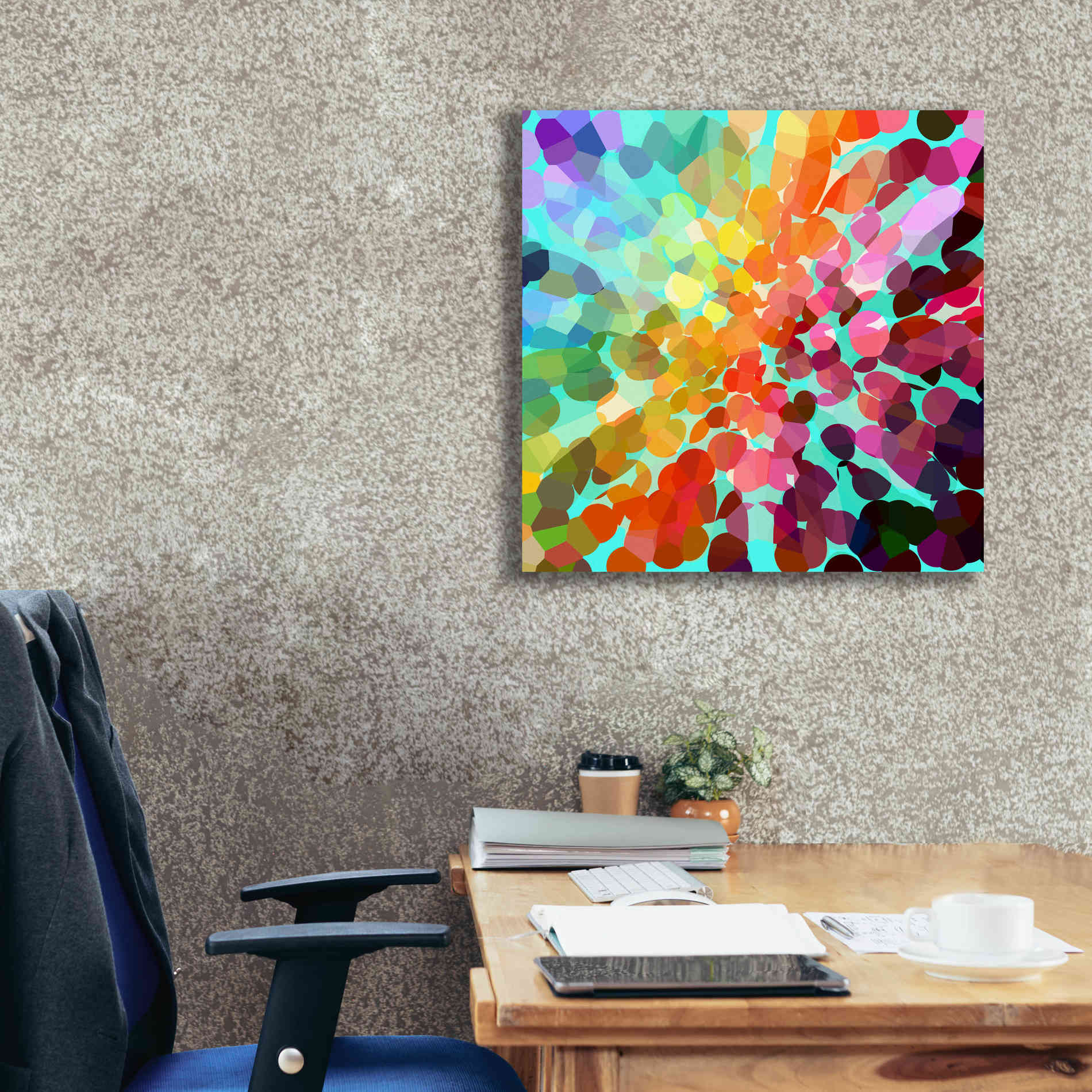 'Connect' by Shandra Smith, Canvas Wall Art,26 x 26