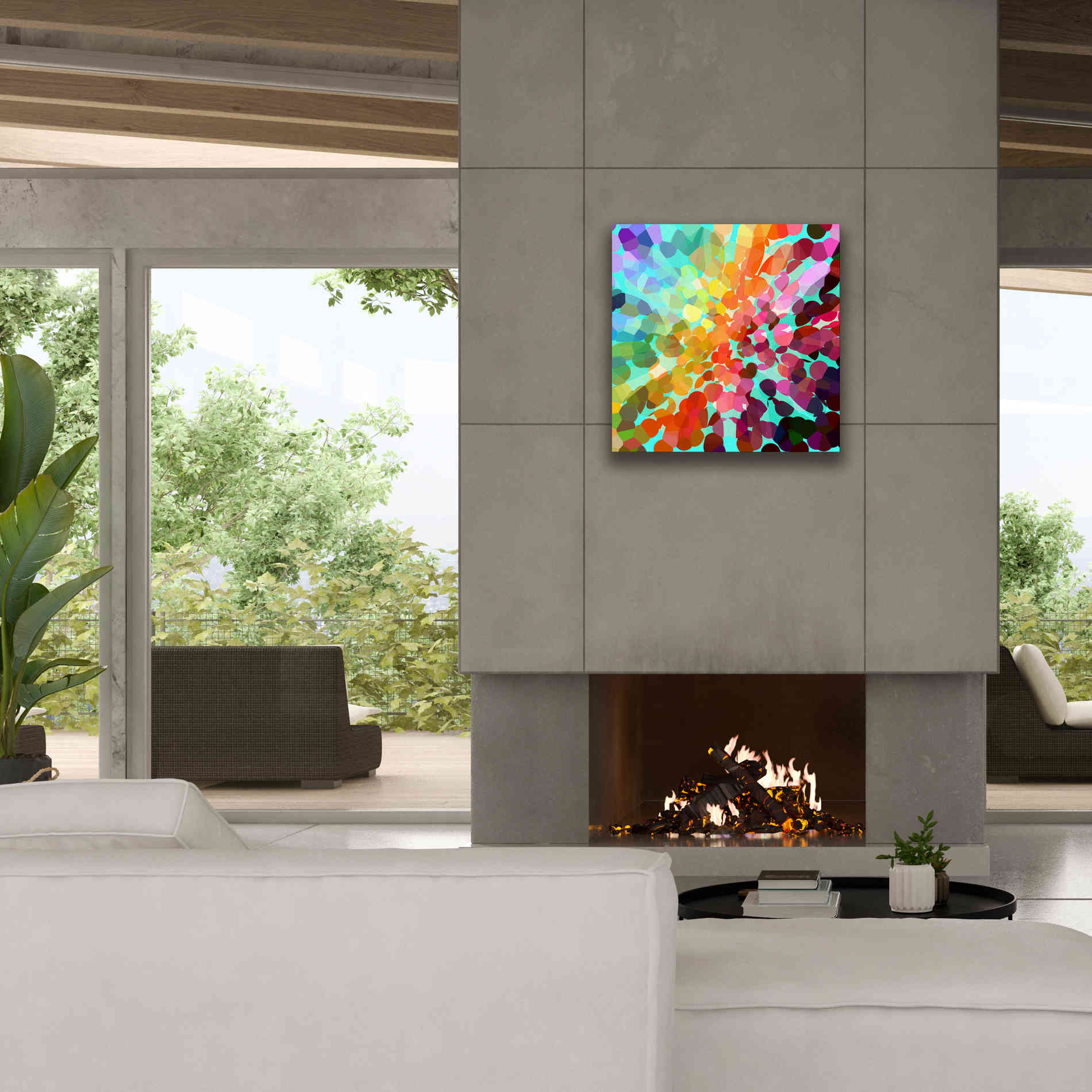 'Connect' by Shandra Smith, Canvas Wall Art,26 x 26