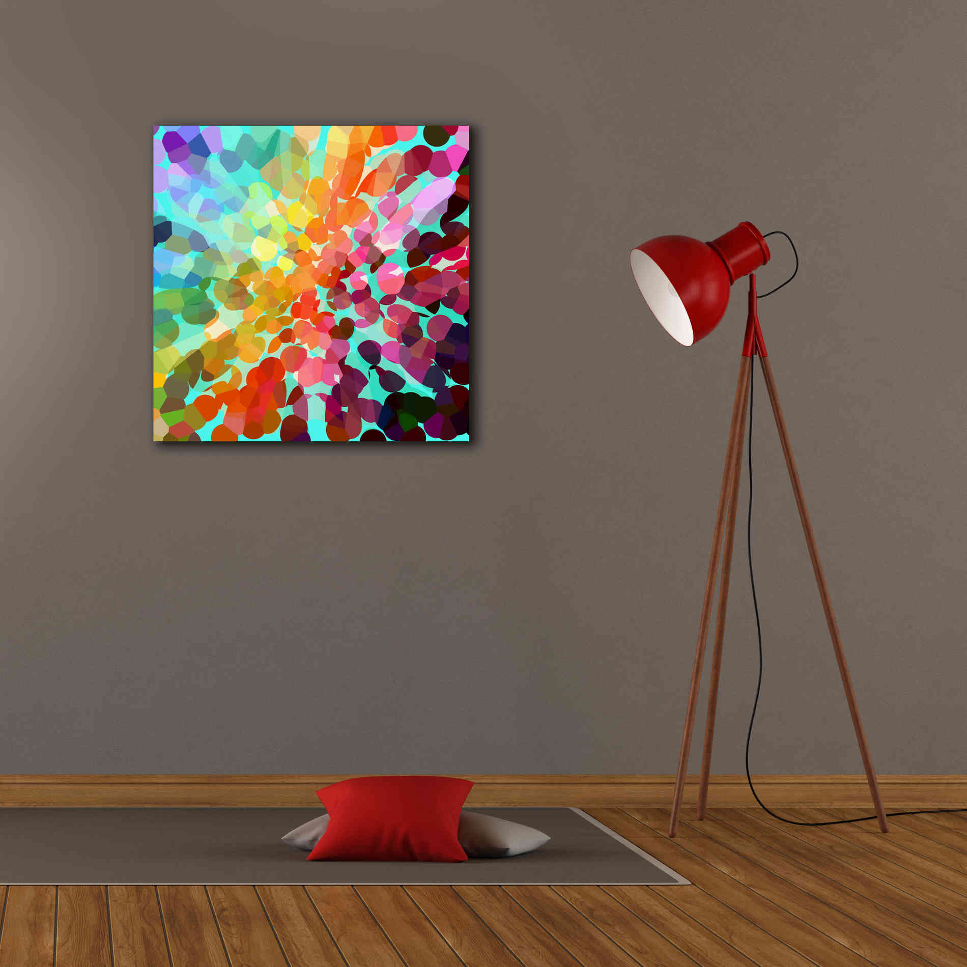 'Connect' by Shandra Smith, Canvas Wall Art,26 x 26