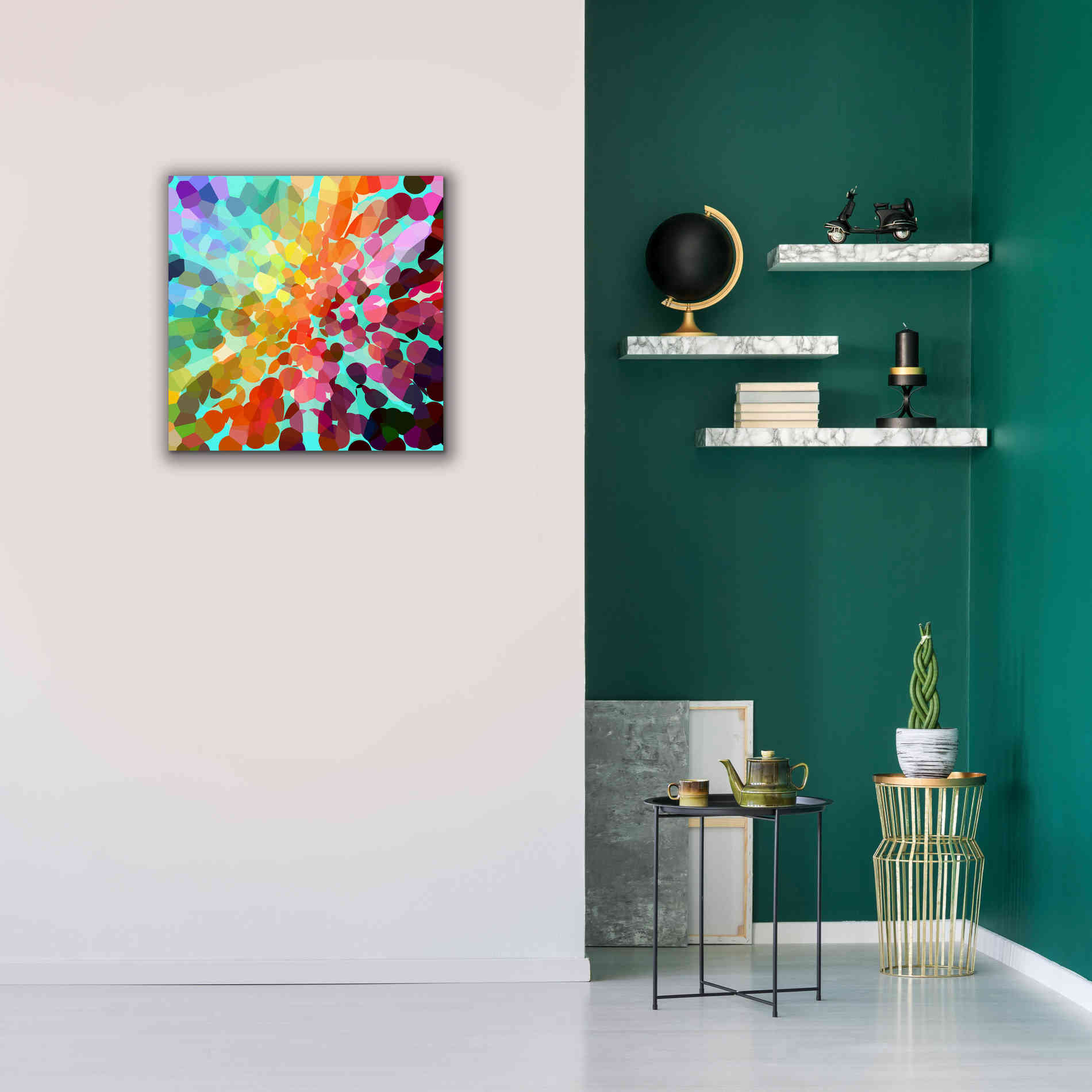 'Connect' by Shandra Smith, Canvas Wall Art,26 x 26