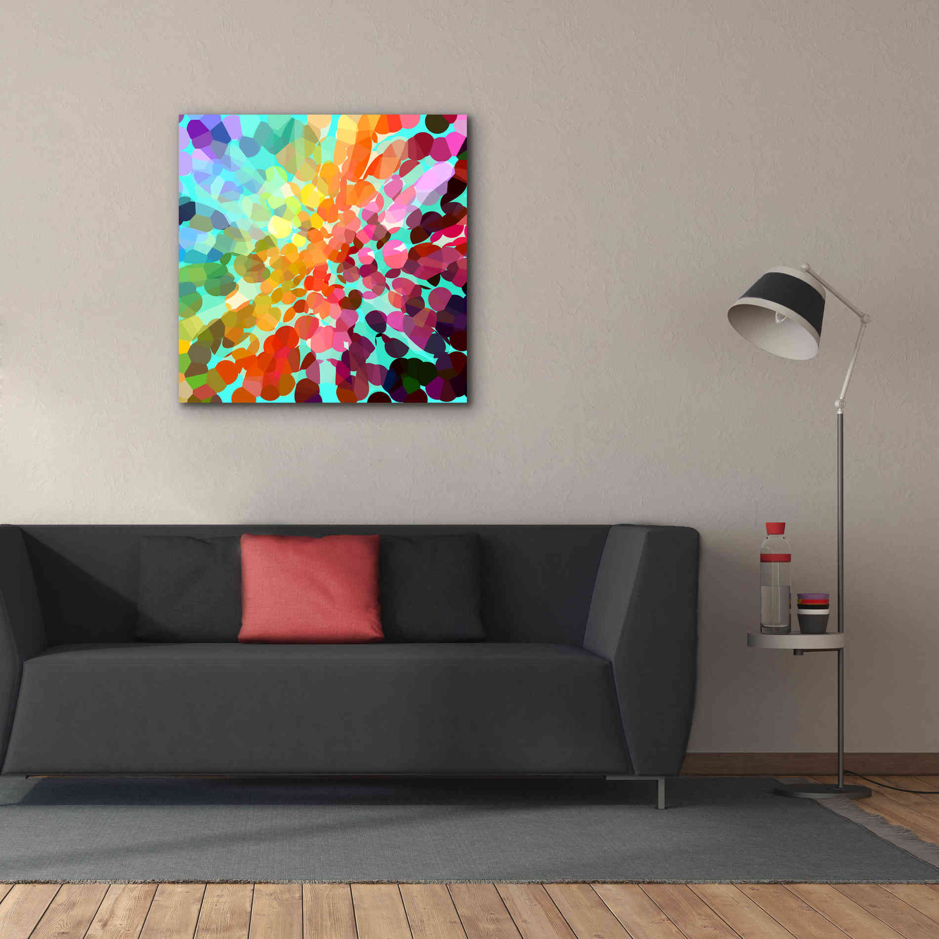 'Connect' by Shandra Smith, Canvas Wall Art,37 x 37