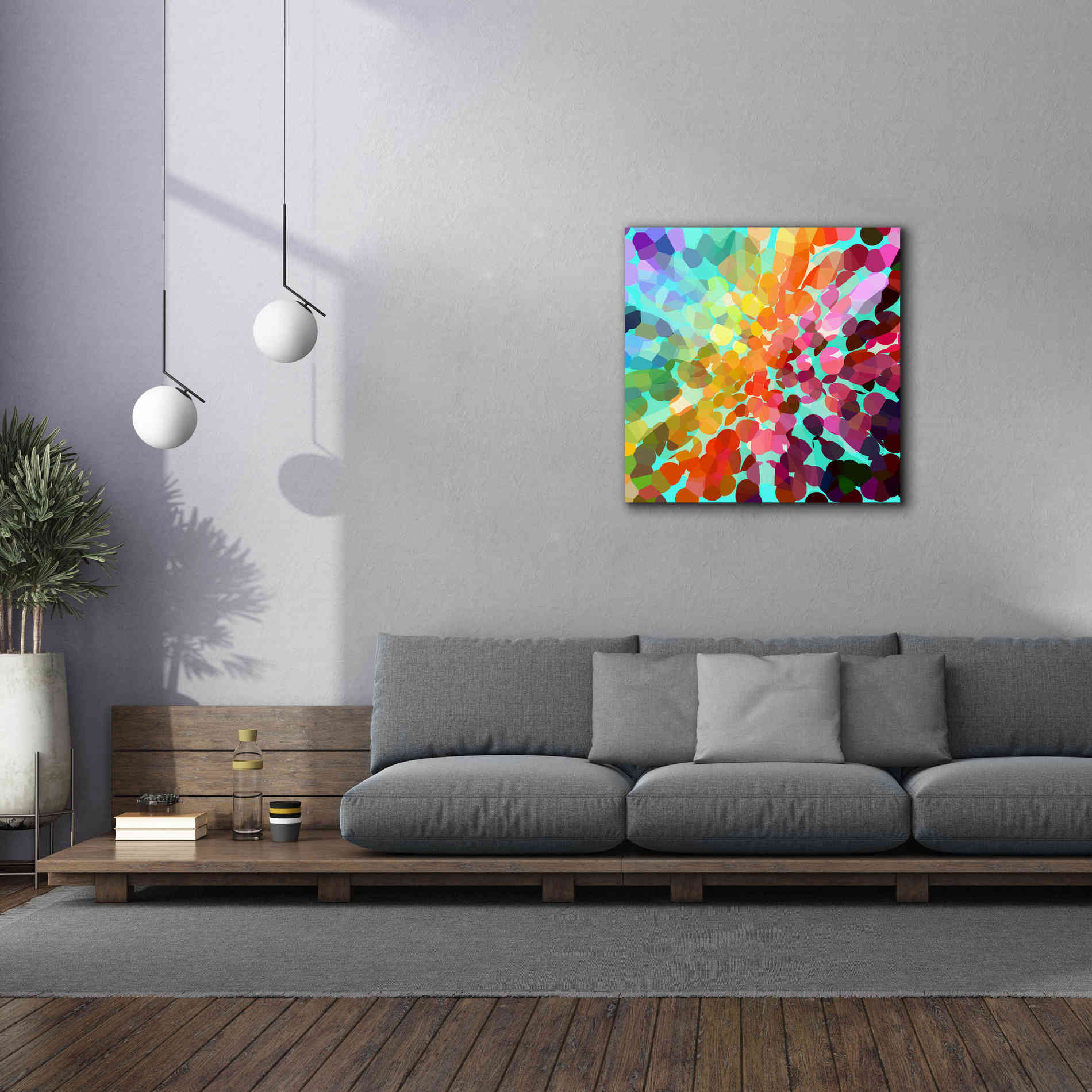 'Connect' by Shandra Smith, Canvas Wall Art,37 x 37
