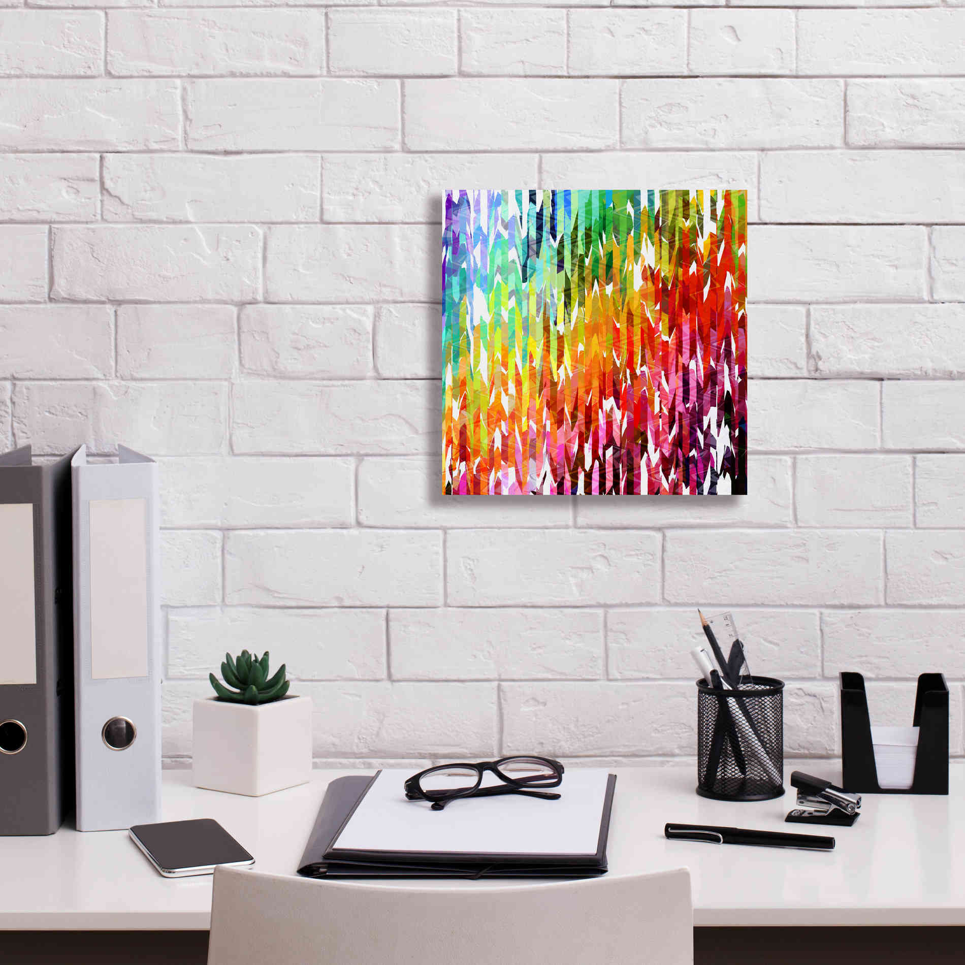 'Designer Stripes' by Shandra Smith, Canvas Wall Art,12 x 12