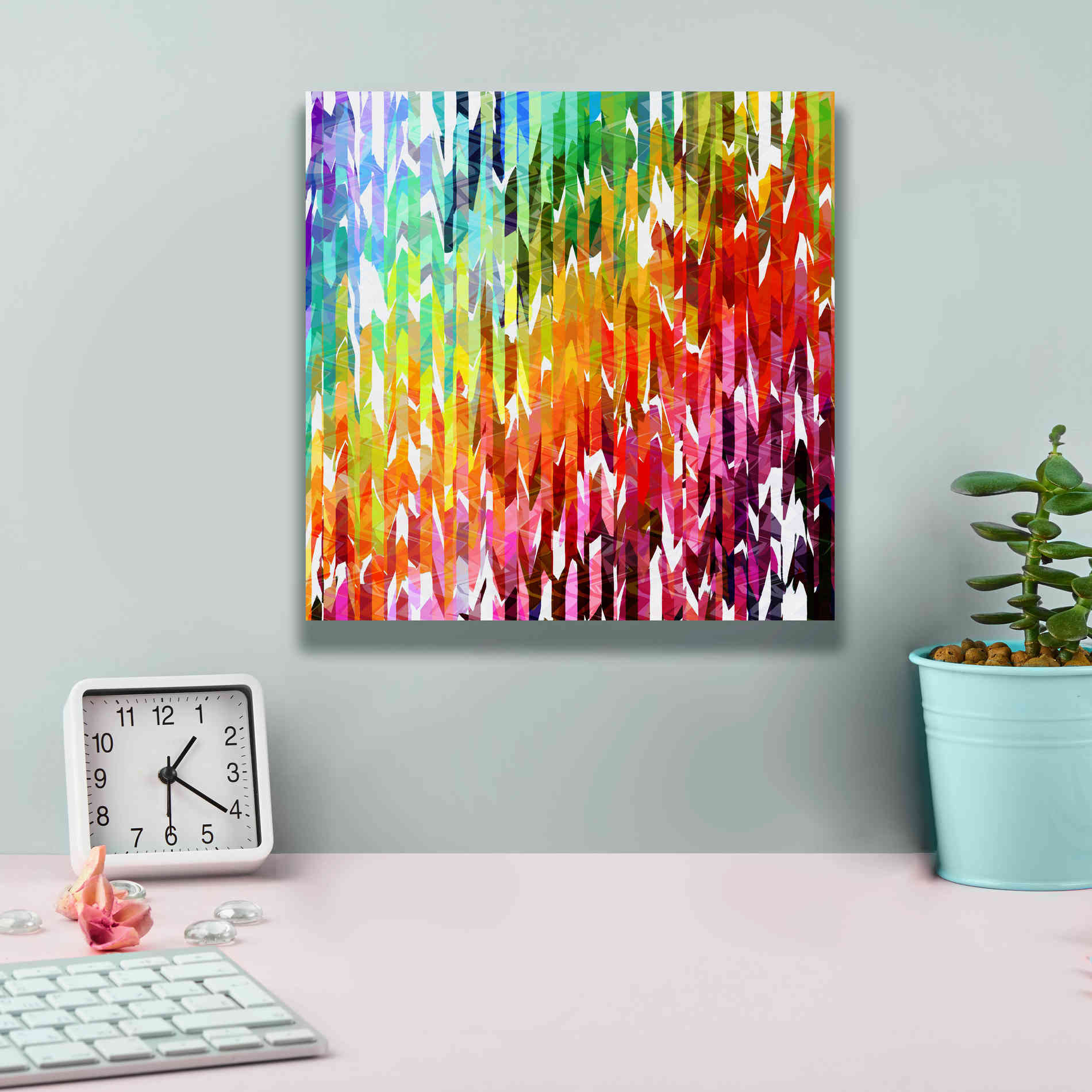 'Designer Stripes' by Shandra Smith, Canvas Wall Art,12 x 12