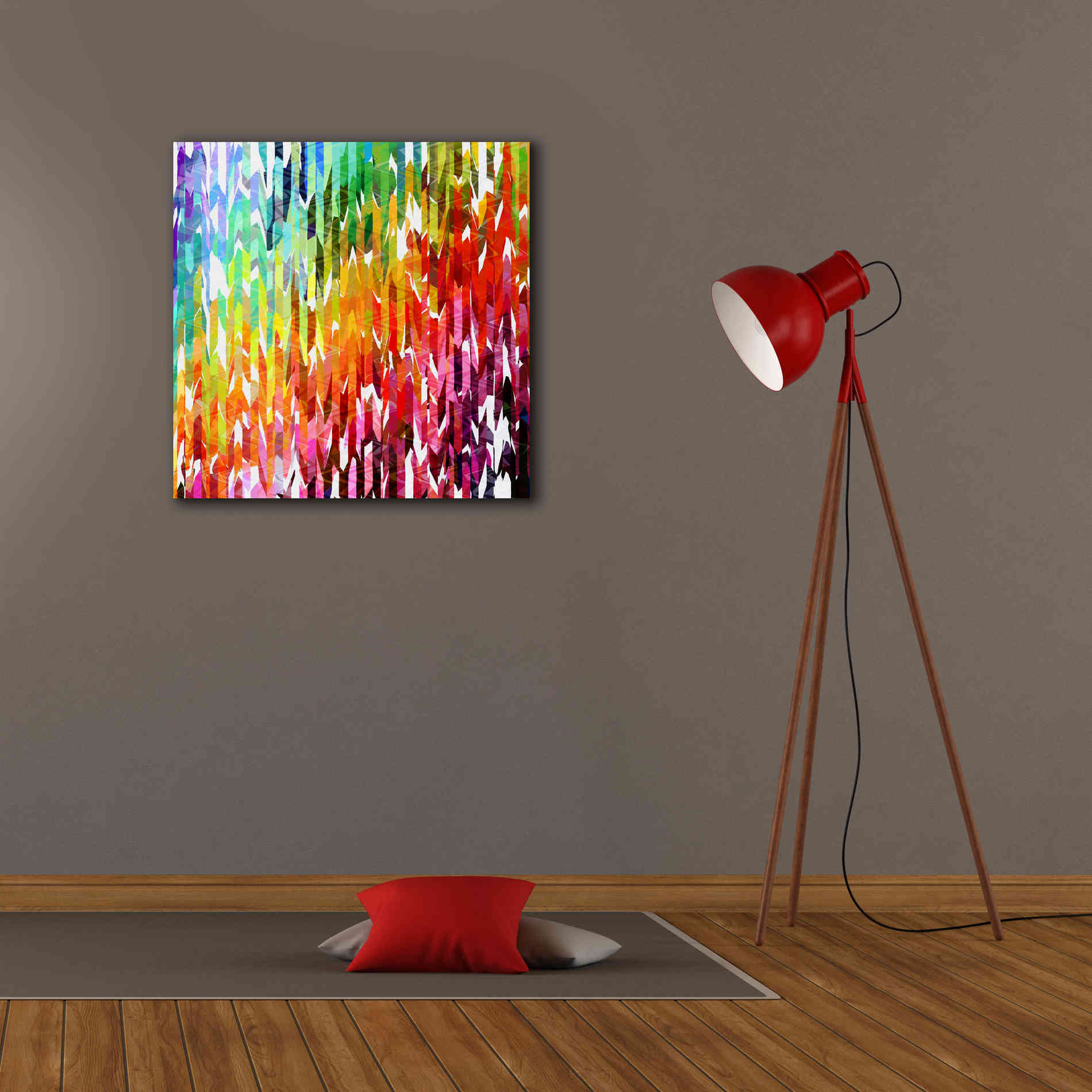 'Designer Stripes' by Shandra Smith, Canvas Wall Art,26 x 26