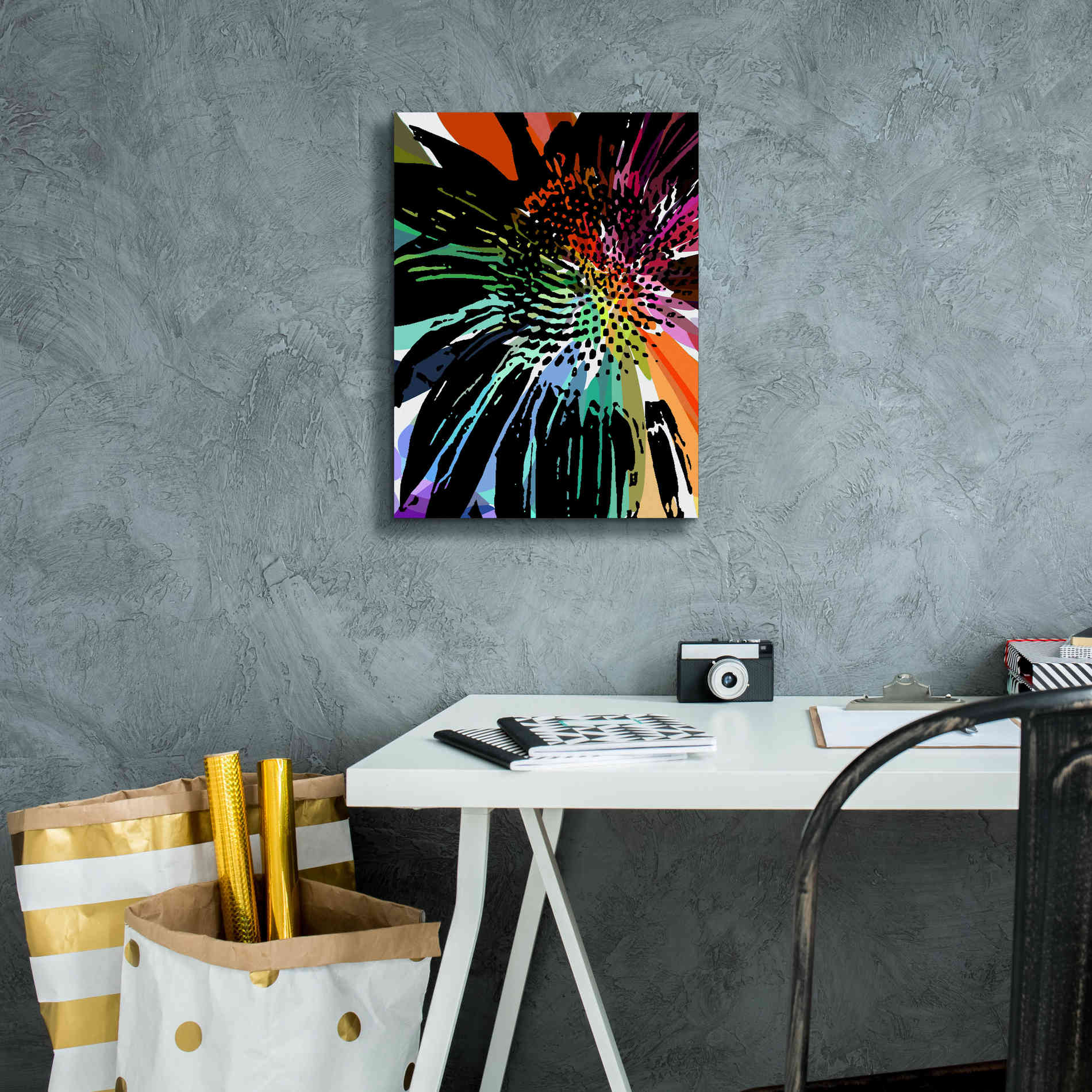 'Flower 25' by Shandra Smith, Canvas Wall Art,12 x 16