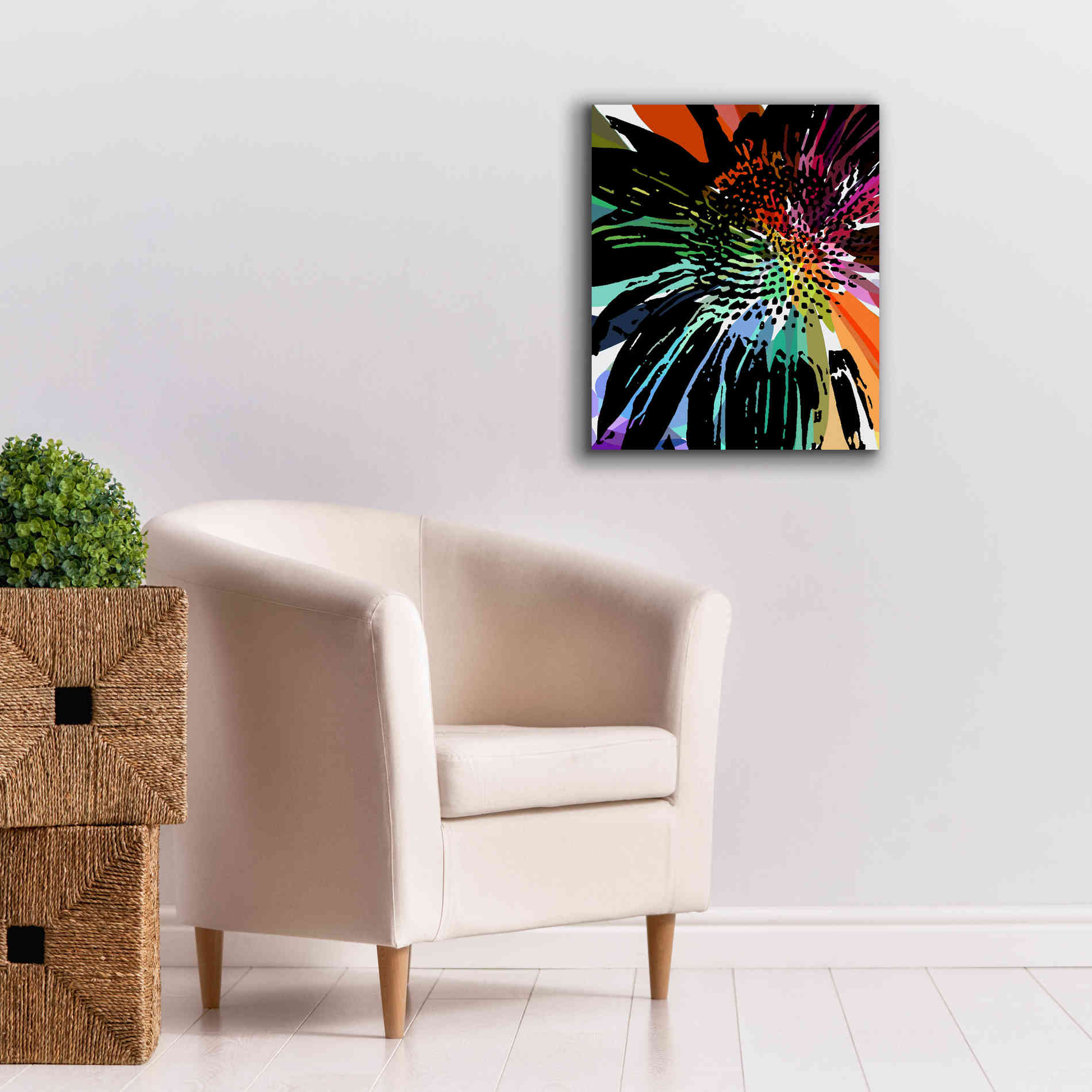 'Flower 25' by Shandra Smith, Canvas Wall Art,20 x 24
