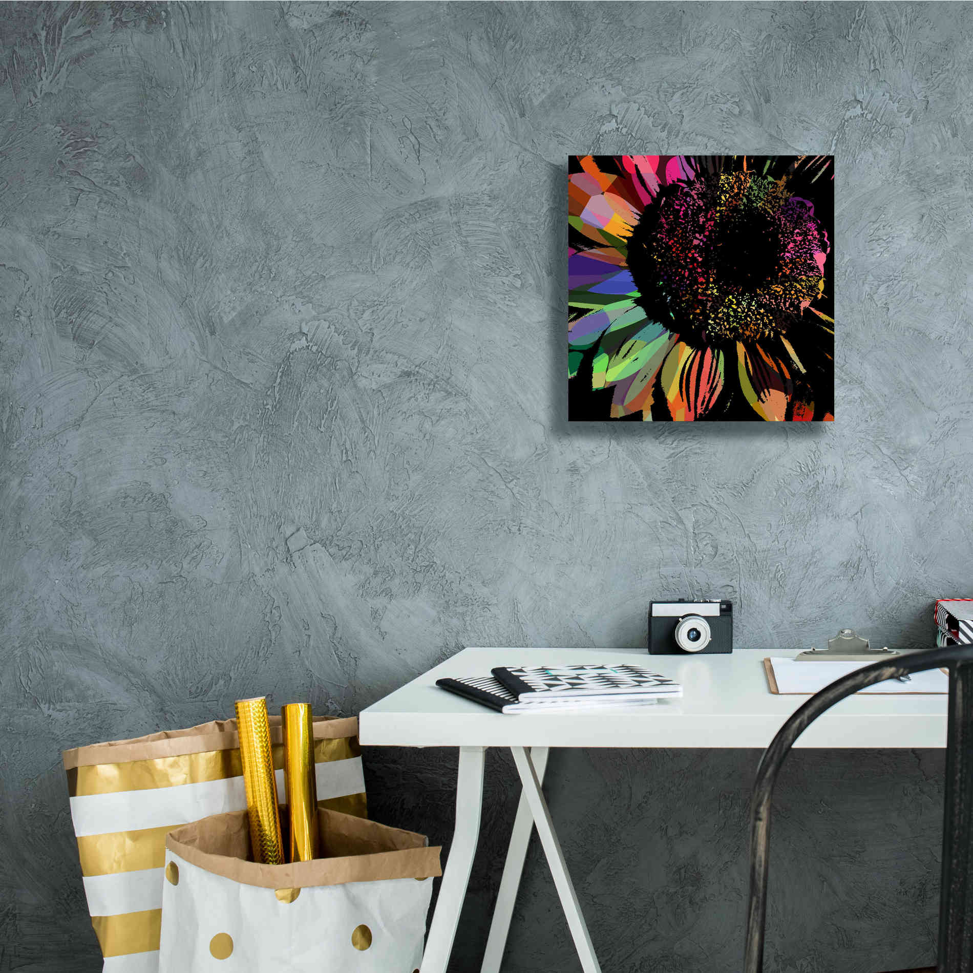 'Flower 30' by Shandra Smith, Canvas Wall Art,12 x 12