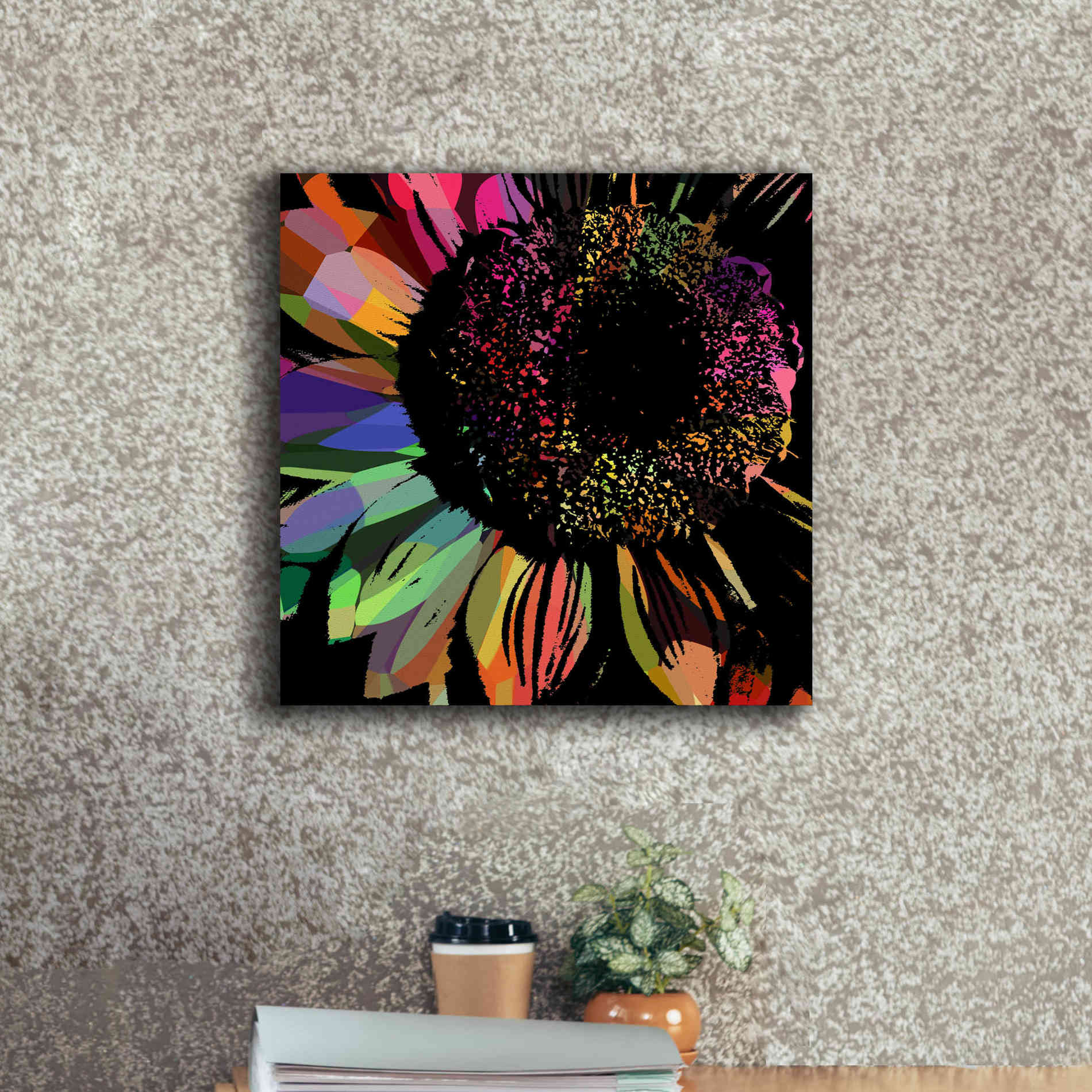 'Flower 30' by Shandra Smith, Canvas Wall Art,18 x 18