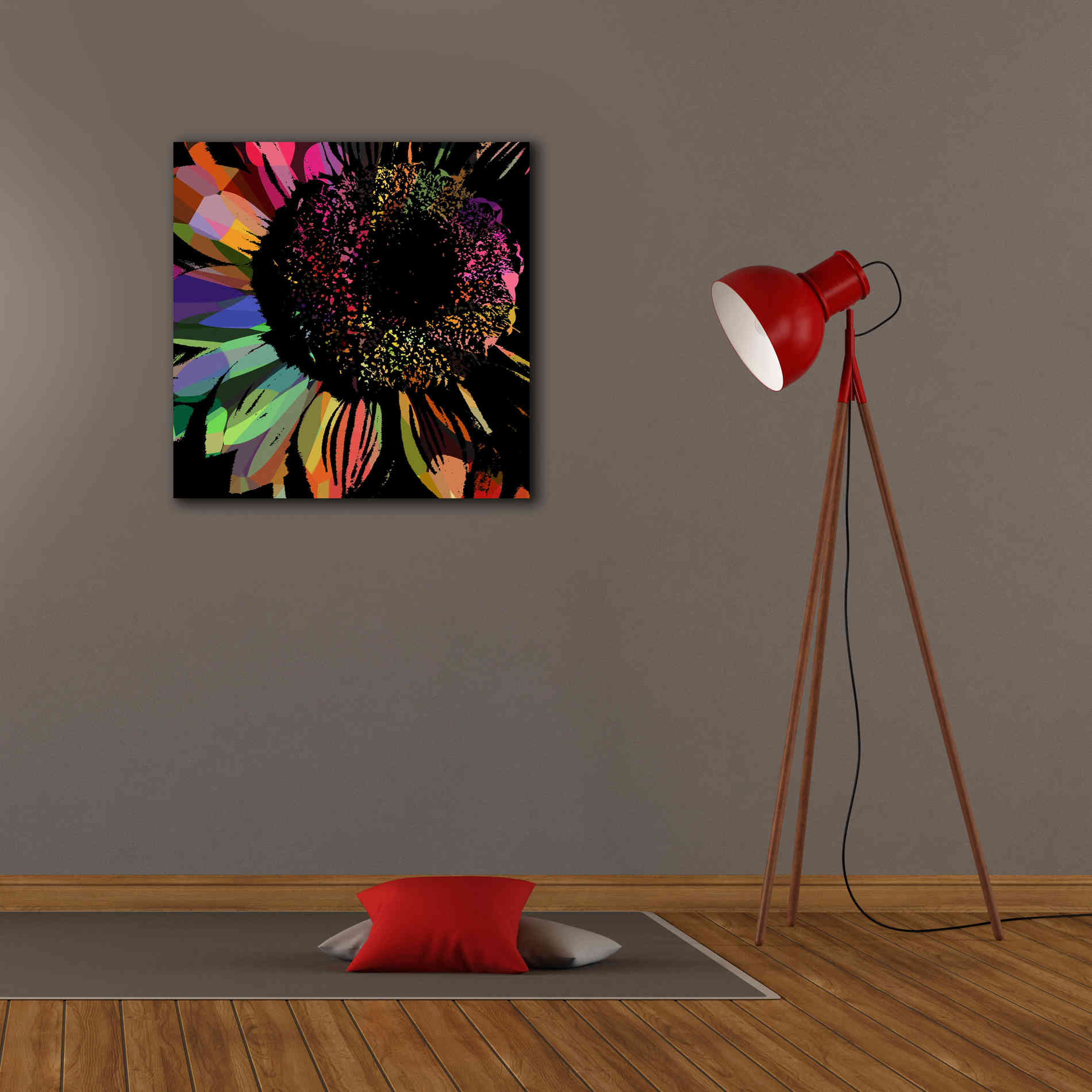 'Flower 30' by Shandra Smith, Canvas Wall Art,26 x 26