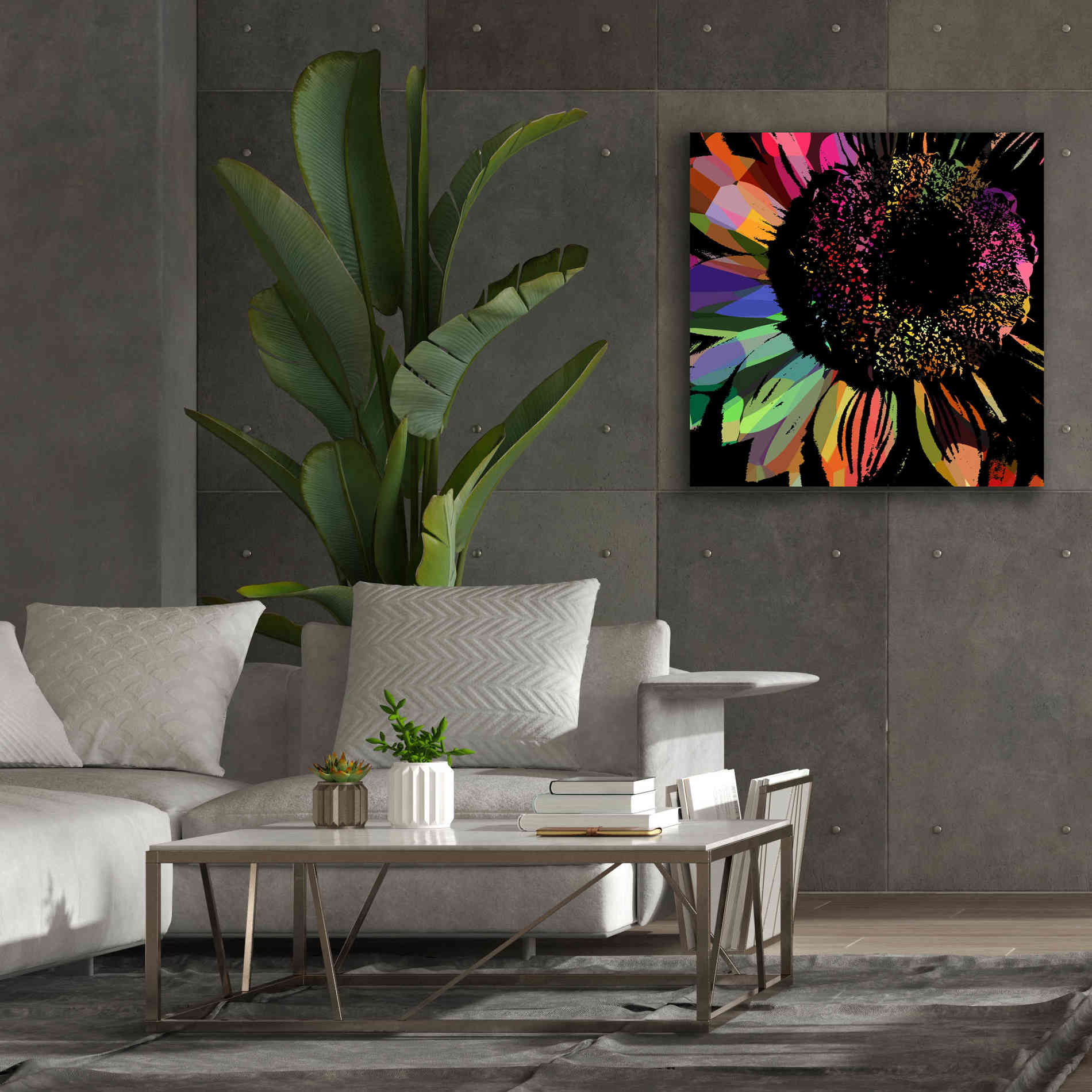 'Flower 30' by Shandra Smith, Canvas Wall Art,37 x 37