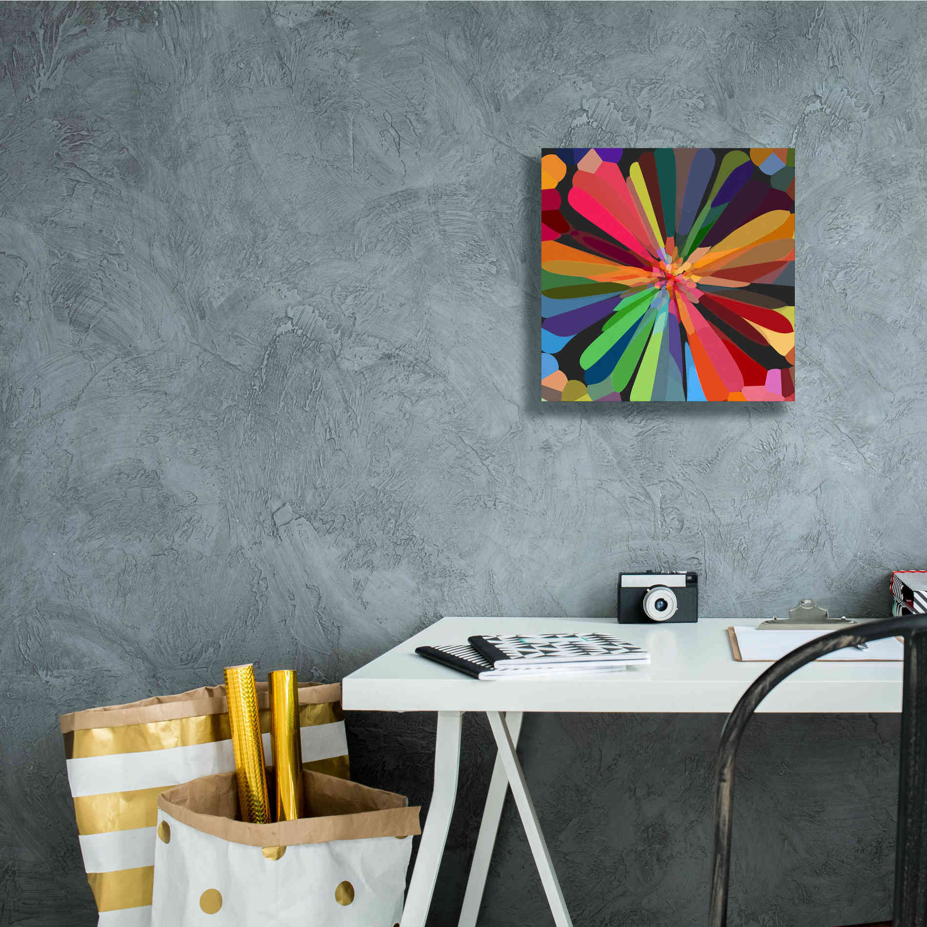 'Flower 12' by Shandra Smith, Canvas Wall Art,12 x 12