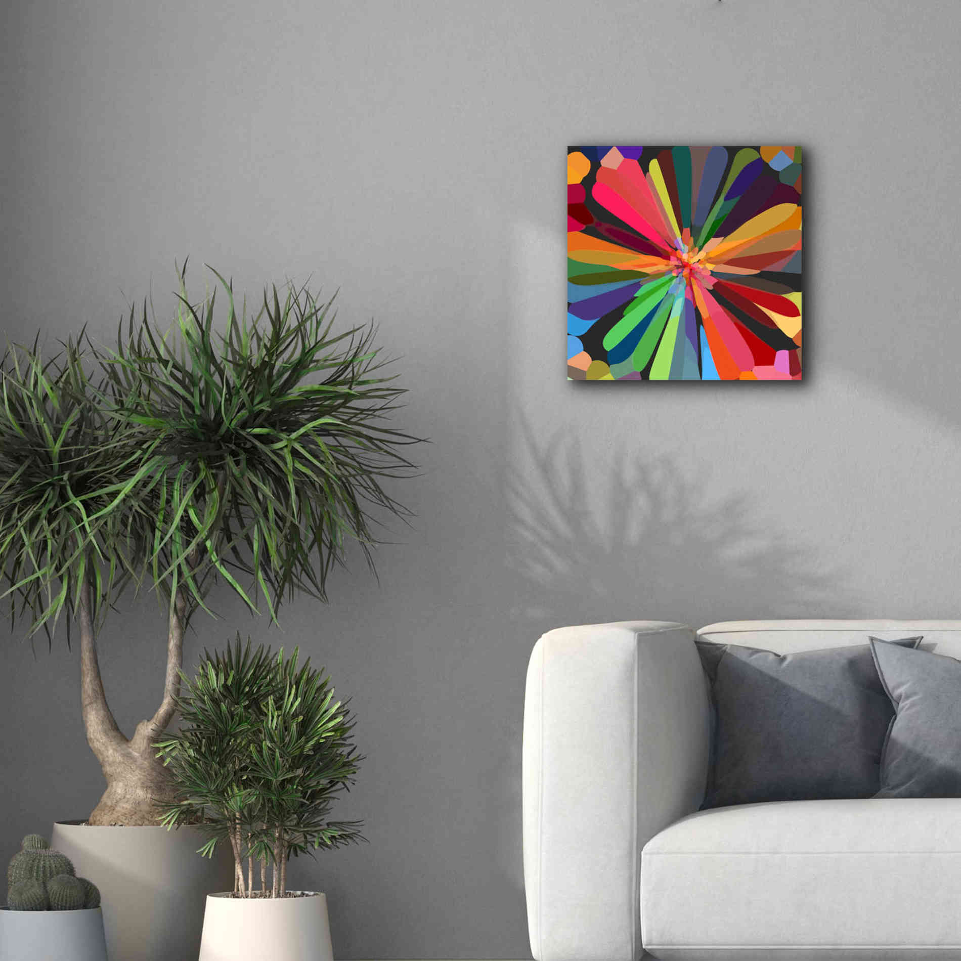 'Flower 12' by Shandra Smith, Canvas Wall Art,18 x 18