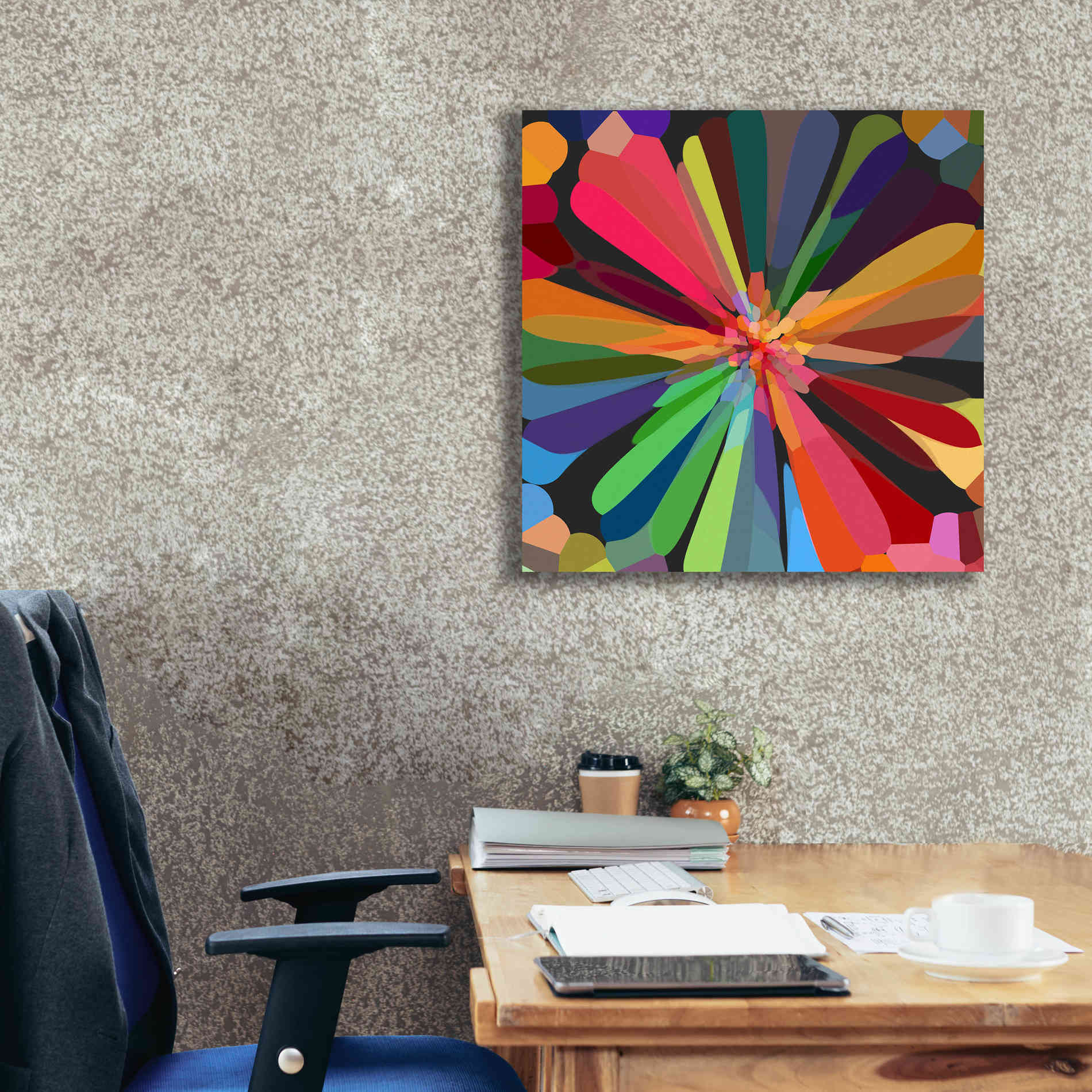 'Flower 12' by Shandra Smith, Canvas Wall Art,26 x 26