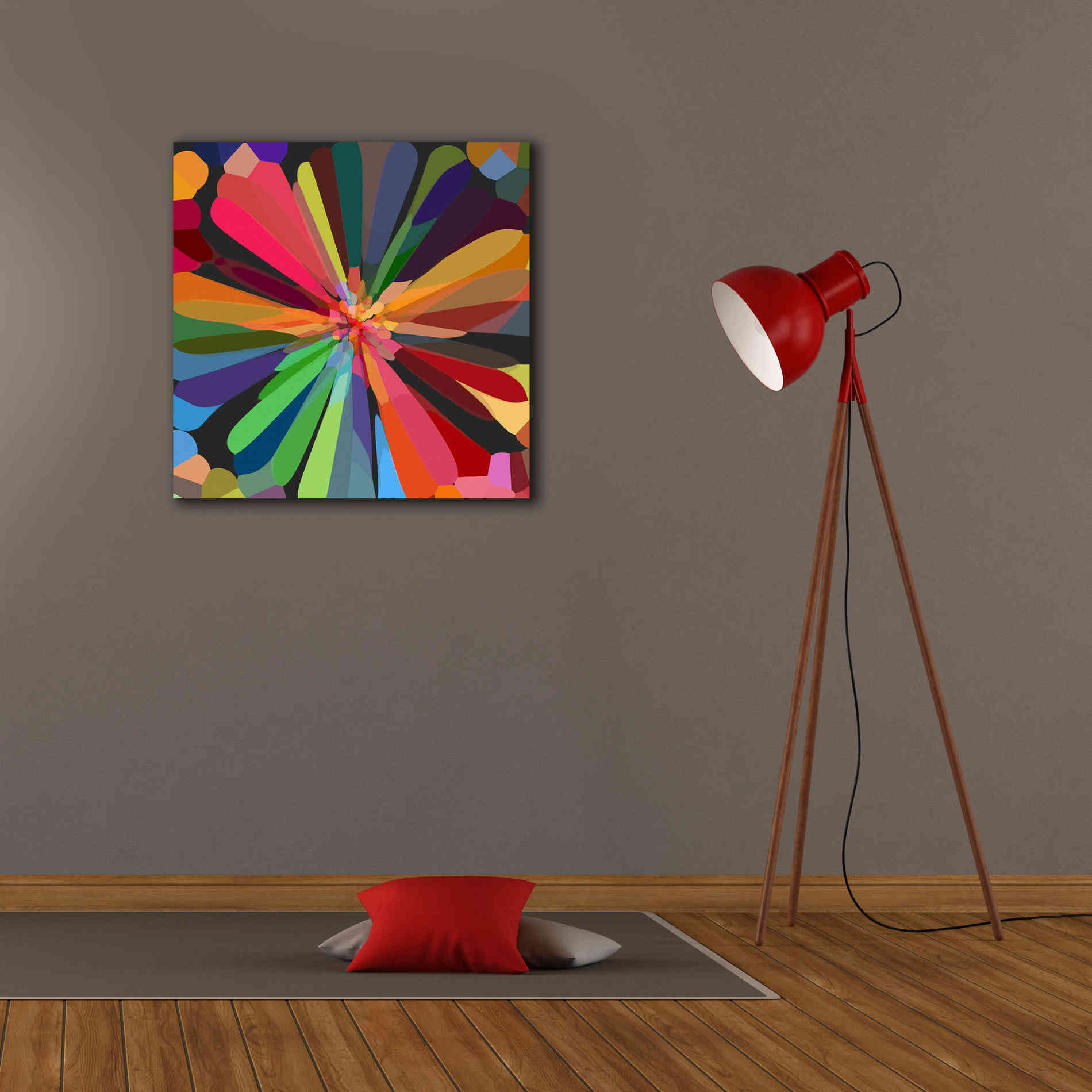 'Flower 12' by Shandra Smith, Canvas Wall Art,26 x 26