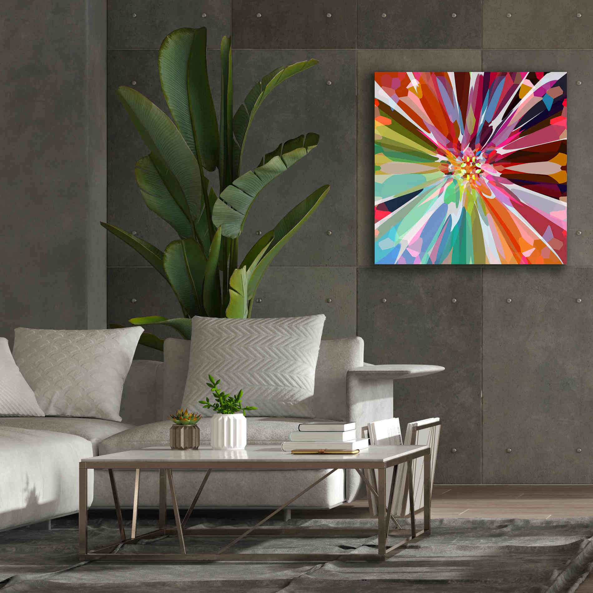 'Flower 16' by Shandra Smith, Canvas Wall Art,37 x 37