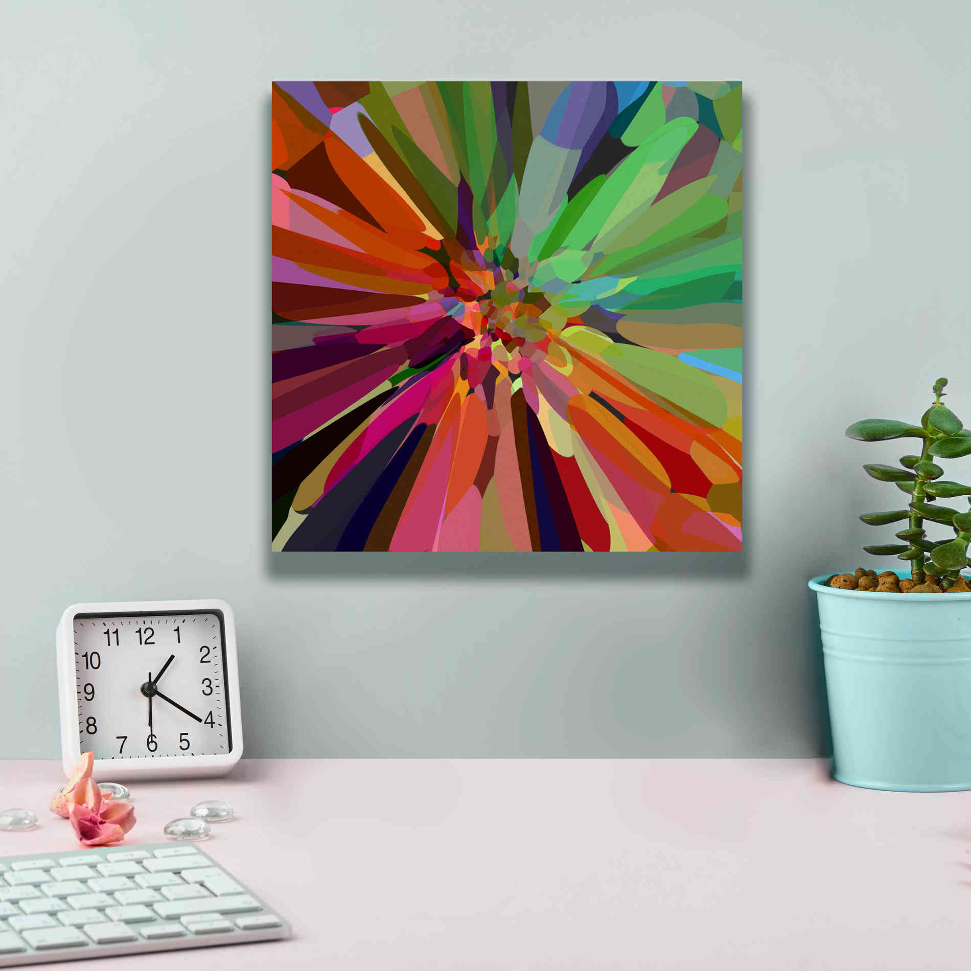 'Flower 27 ' by Shandra Smith, Canvas Wall Art,12 x 12