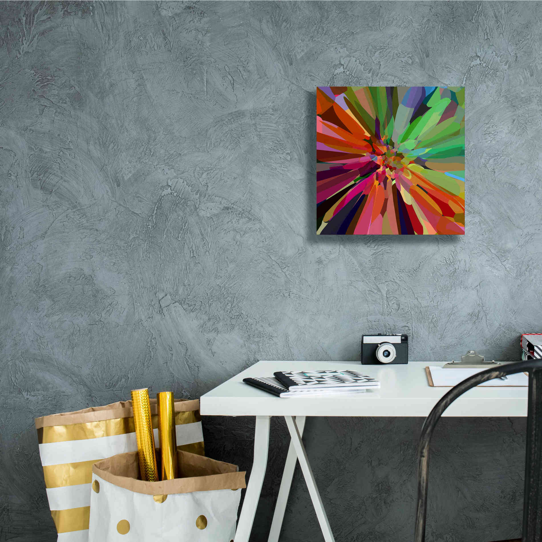 'Flower 27 ' by Shandra Smith, Canvas Wall Art,12 x 12