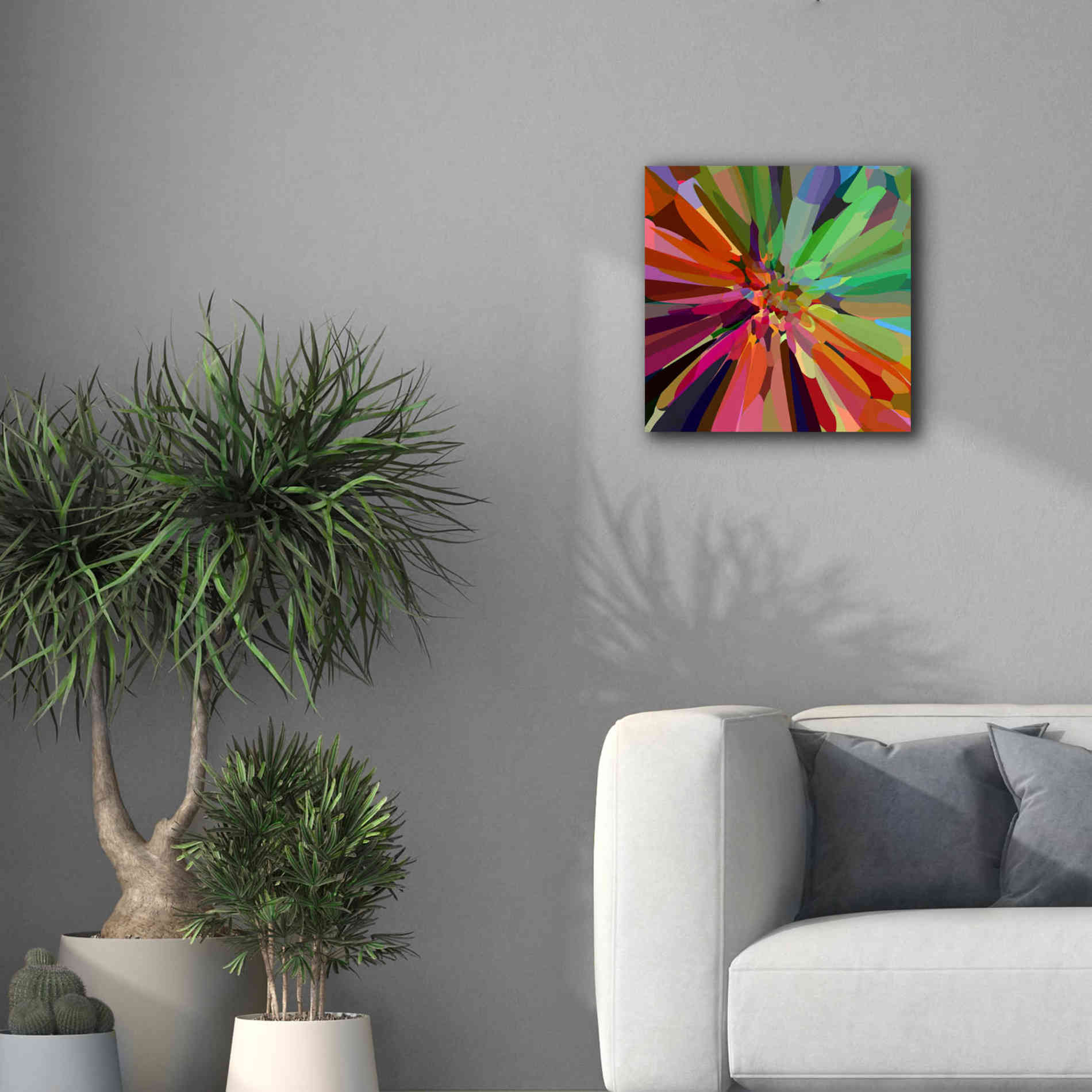 'Flower 27 ' by Shandra Smith, Canvas Wall Art,18 x 18