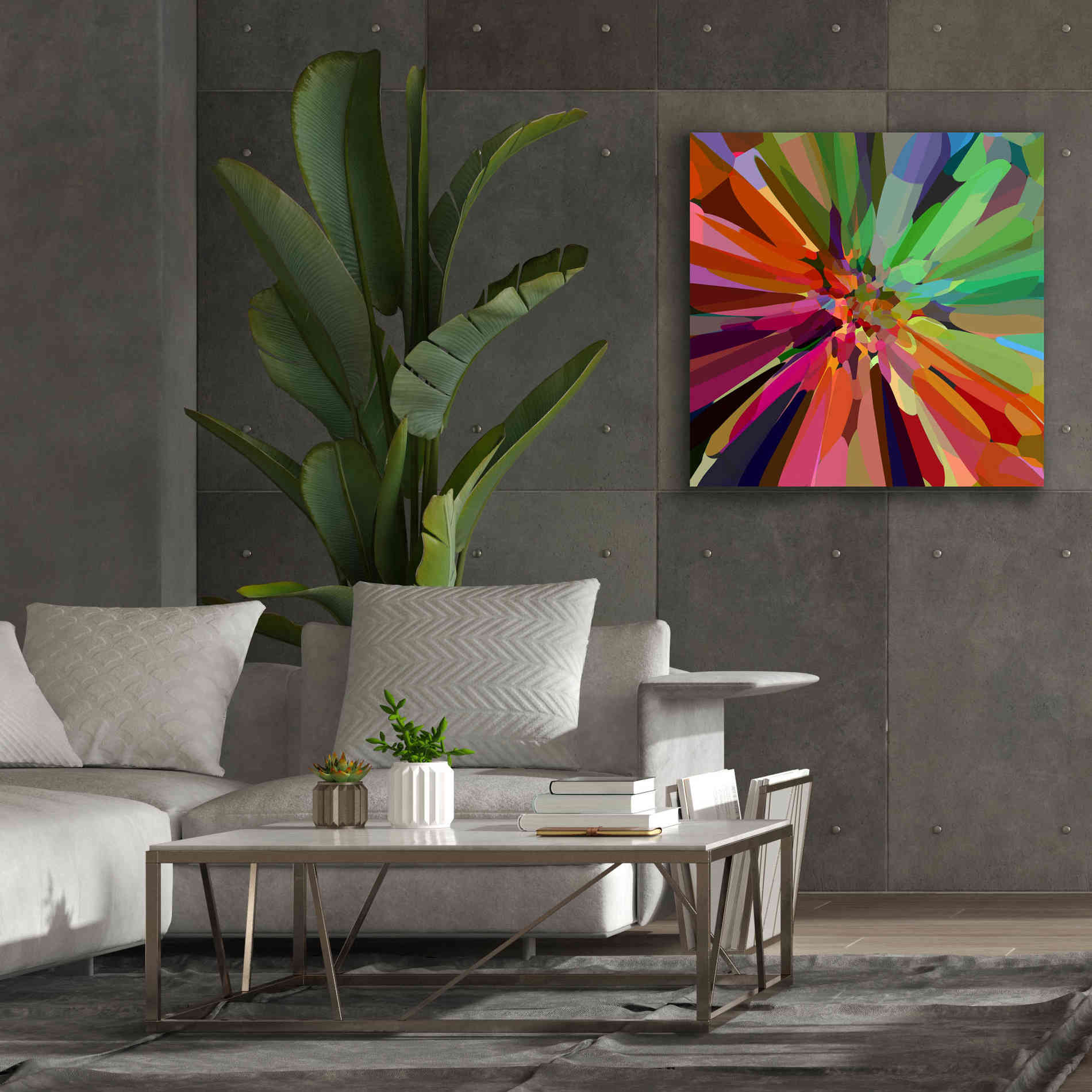 'Flower 27 ' by Shandra Smith, Canvas Wall Art,37 x 37