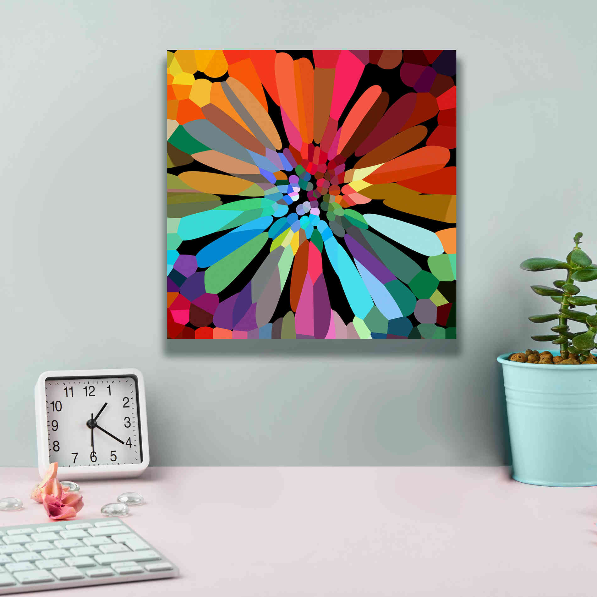 'Flower' by Shandra Smith, Canvas Wall Art,12 x 12