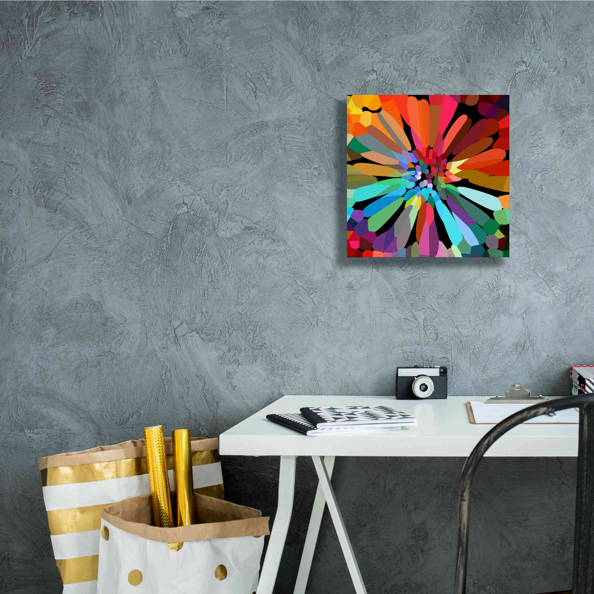 'Flower' by Shandra Smith, Canvas Wall Art,12 x 12