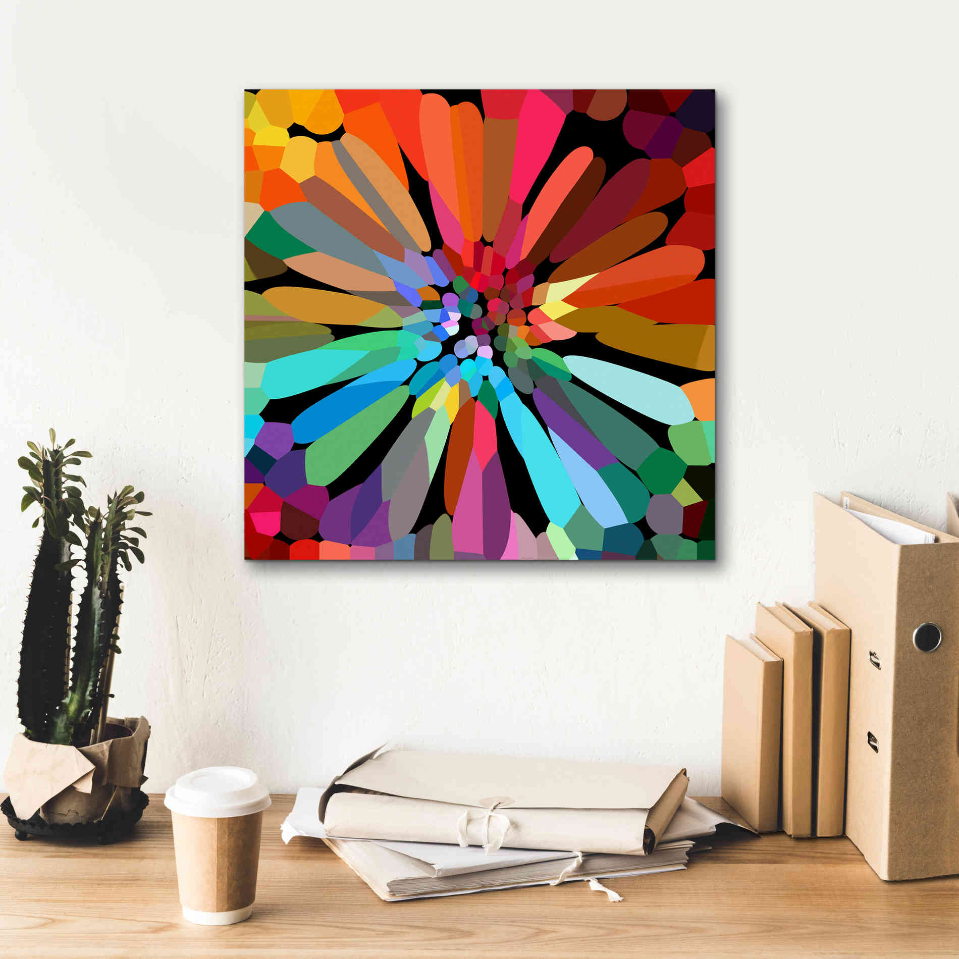 'Flower' by Shandra Smith, Canvas Wall Art,18 x 18